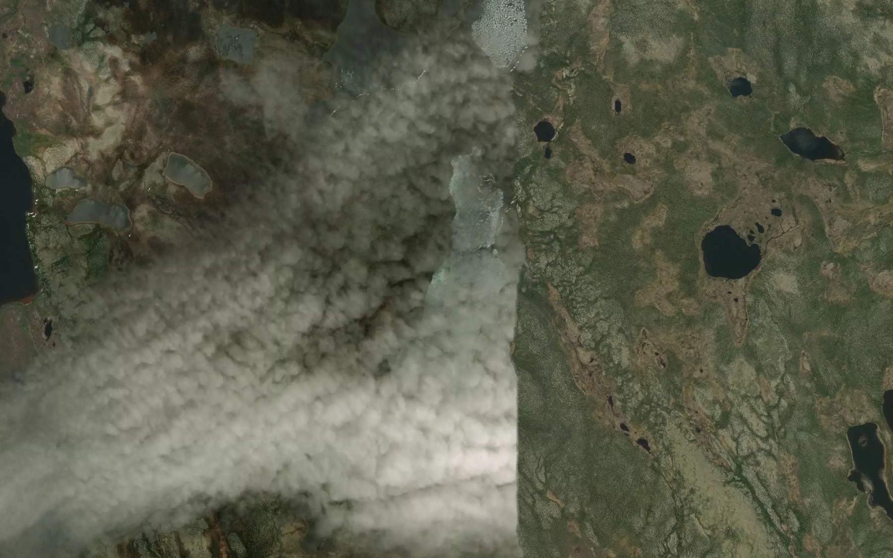 Satellite map of the Schneider Lake