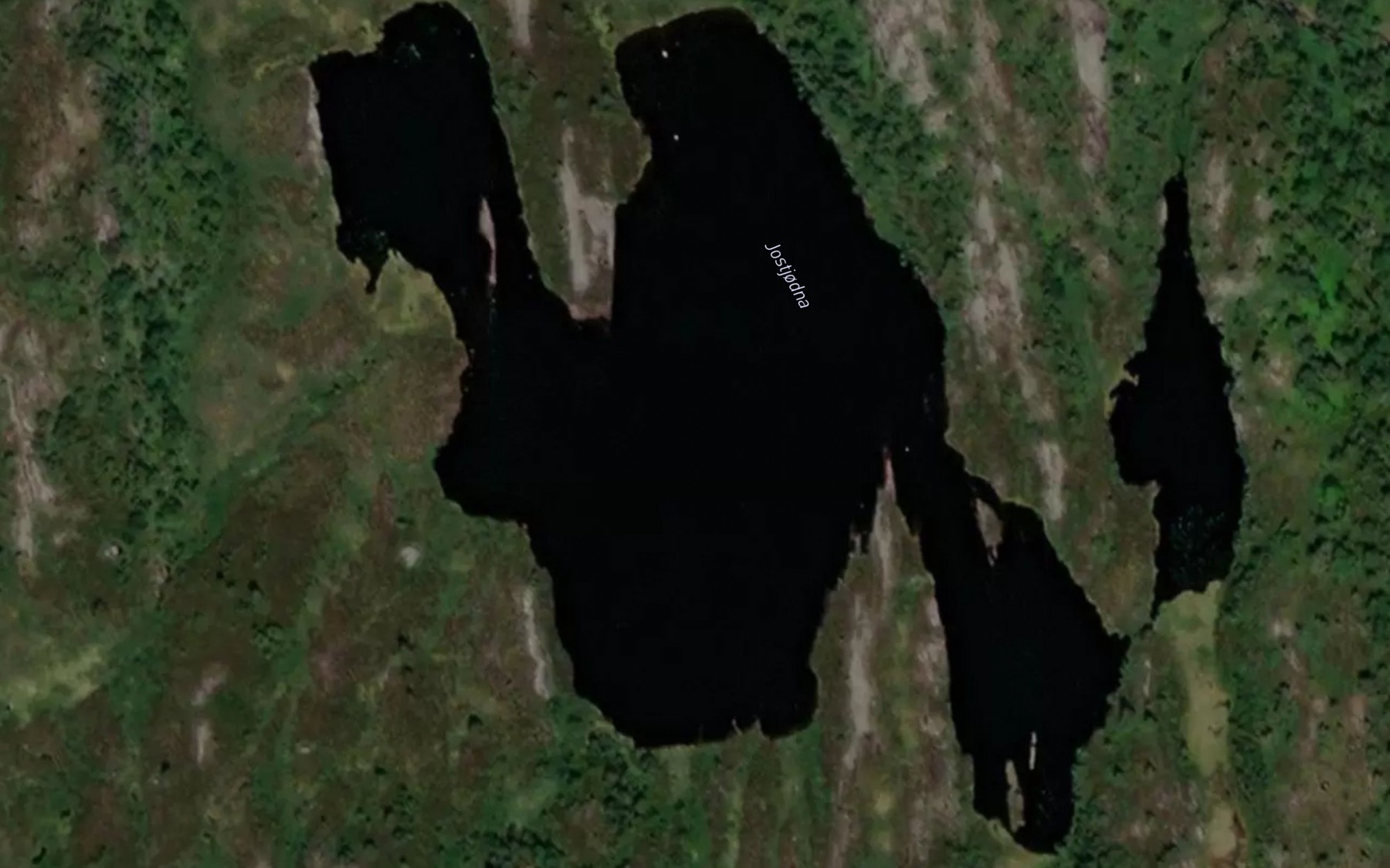 Satellite map of the Jostjodna