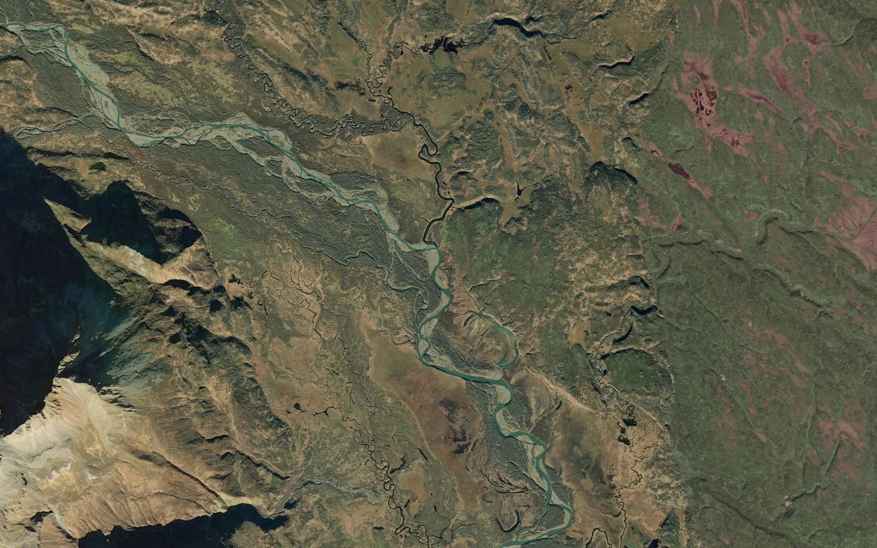 Satellite map of the North Fork Yantarni Creek