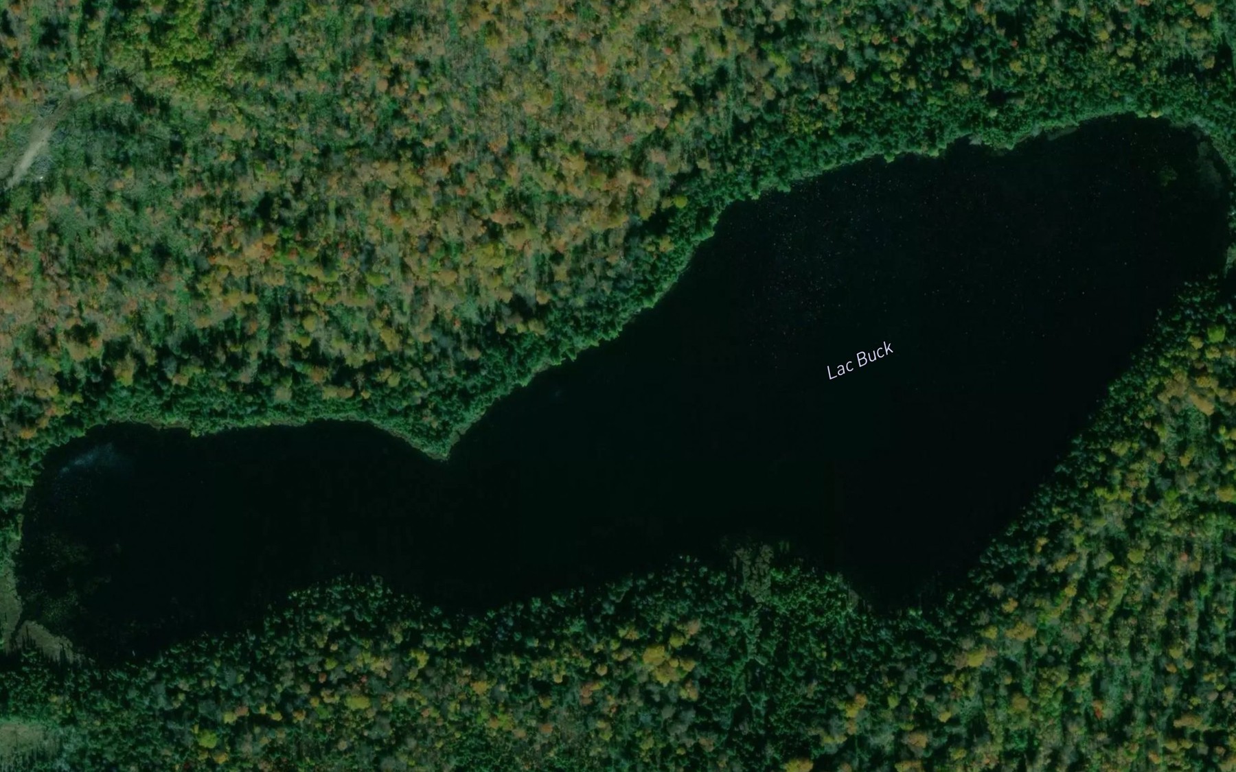 Satellite map of the Lac Buck