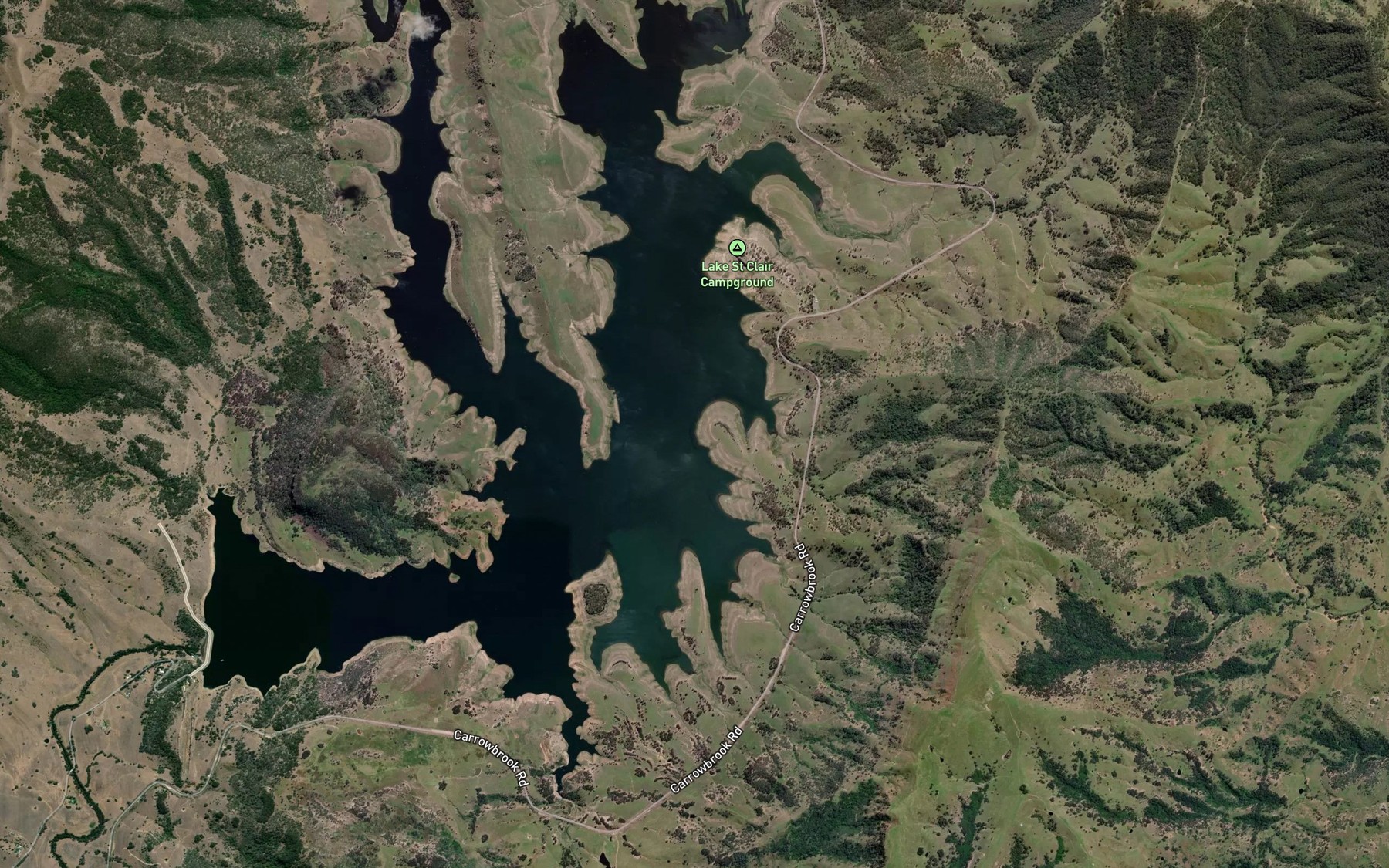 Satellite map of the Spot 5
