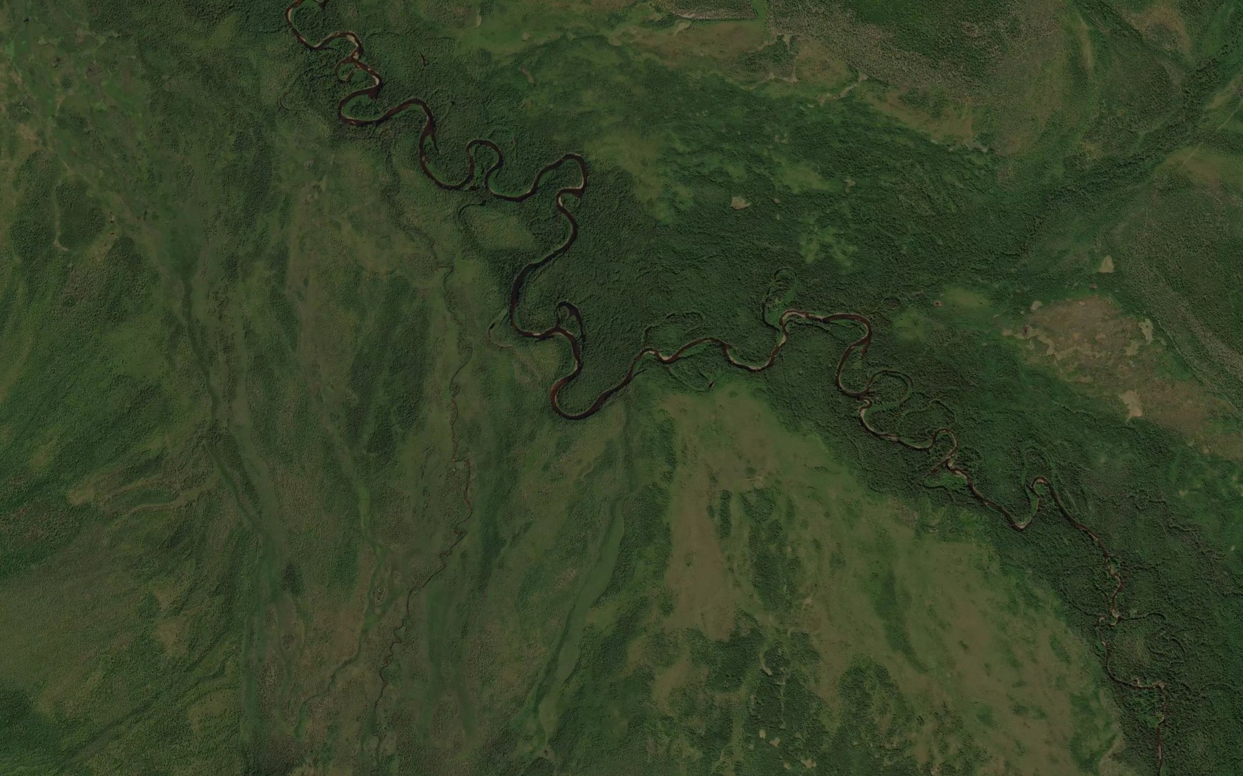 Satellite map of the Verkhniy Murkan