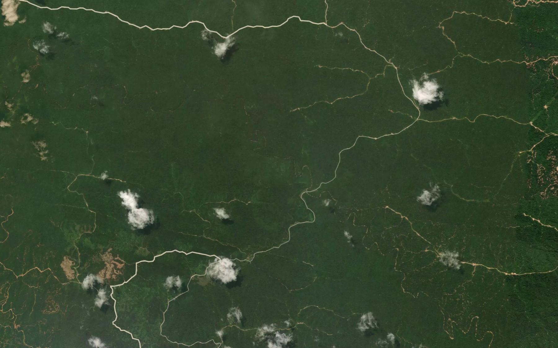 Satellite map of the Sungai Batu Dinding