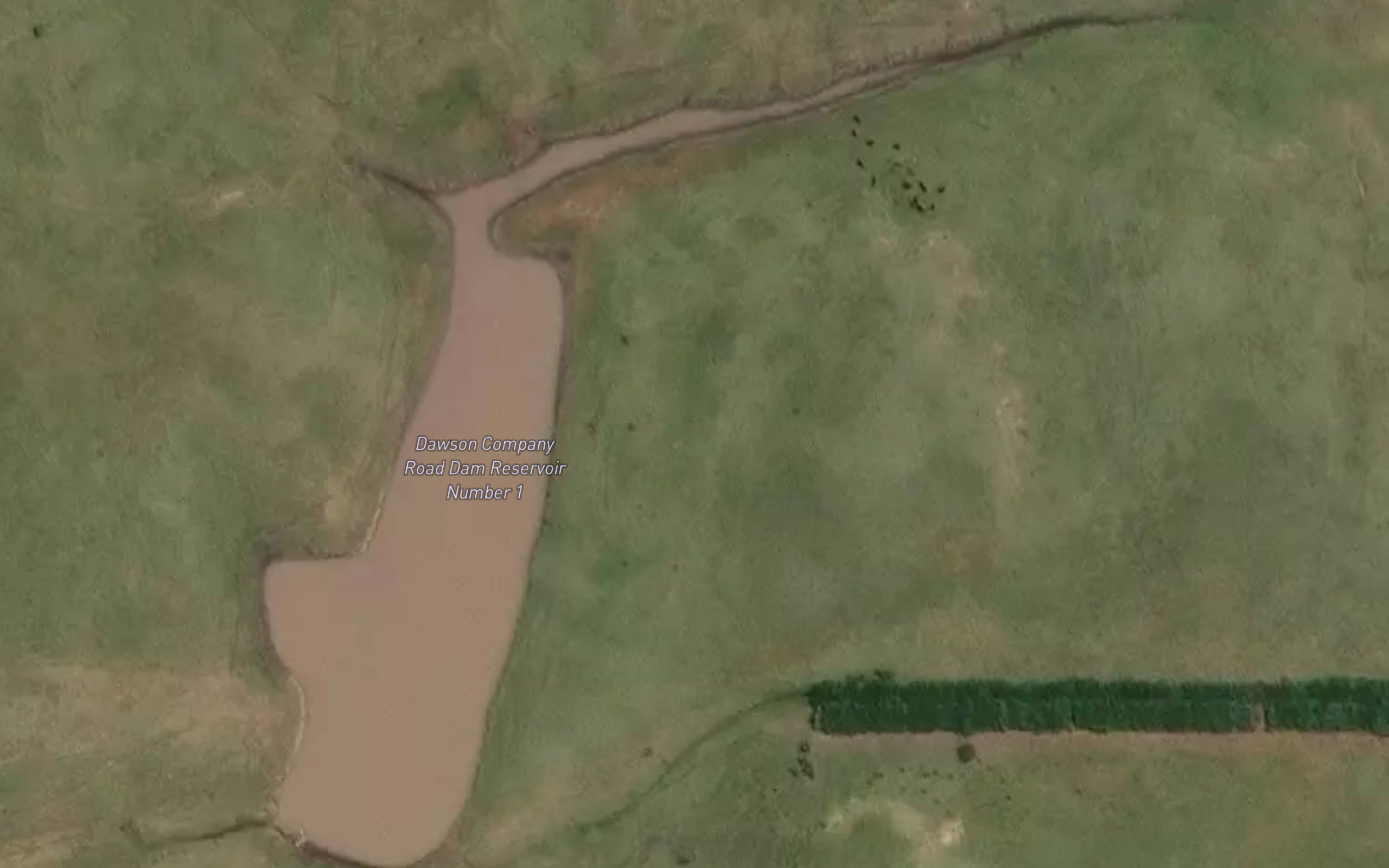 Dawson Company Road Dam Reservoir Number 1