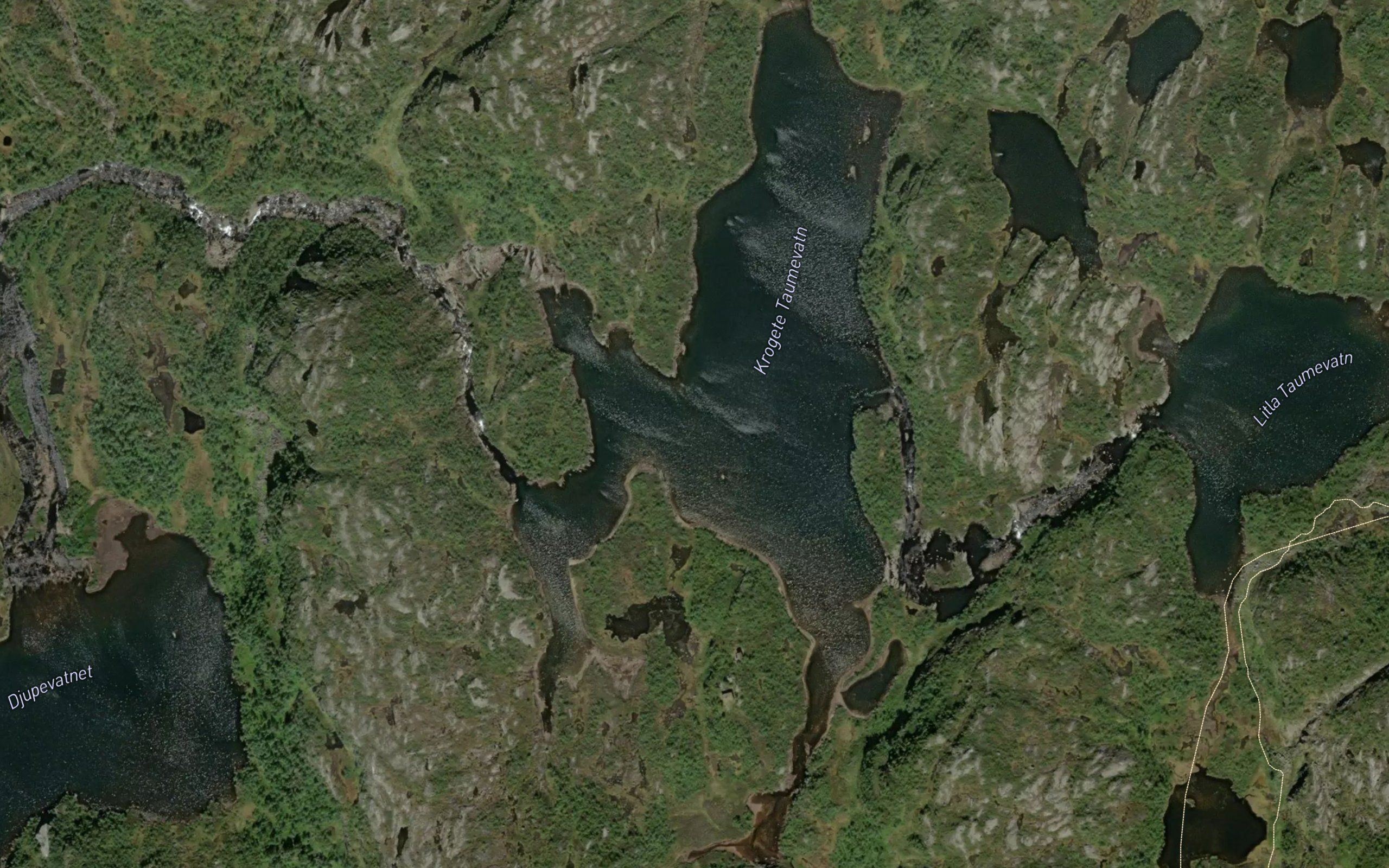 Taunevatn,krokete