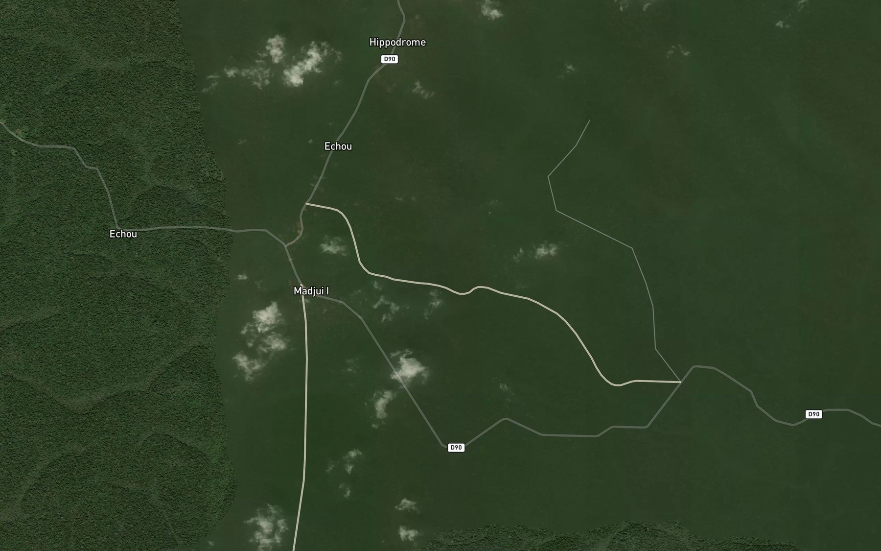 Satellite map of the Ndyom