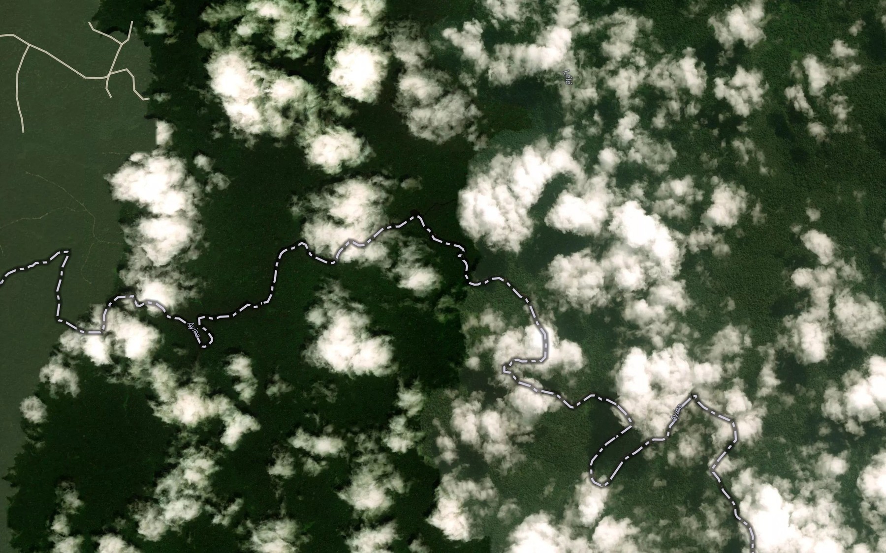 Satellite map of the Lele