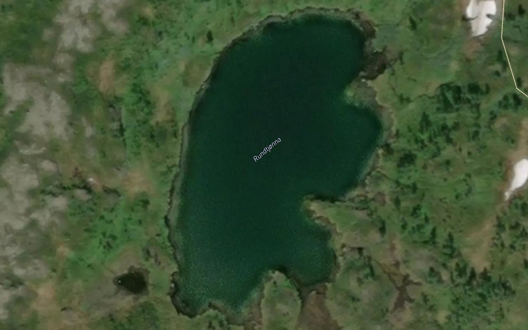 Satellite map of the Rundtjonna