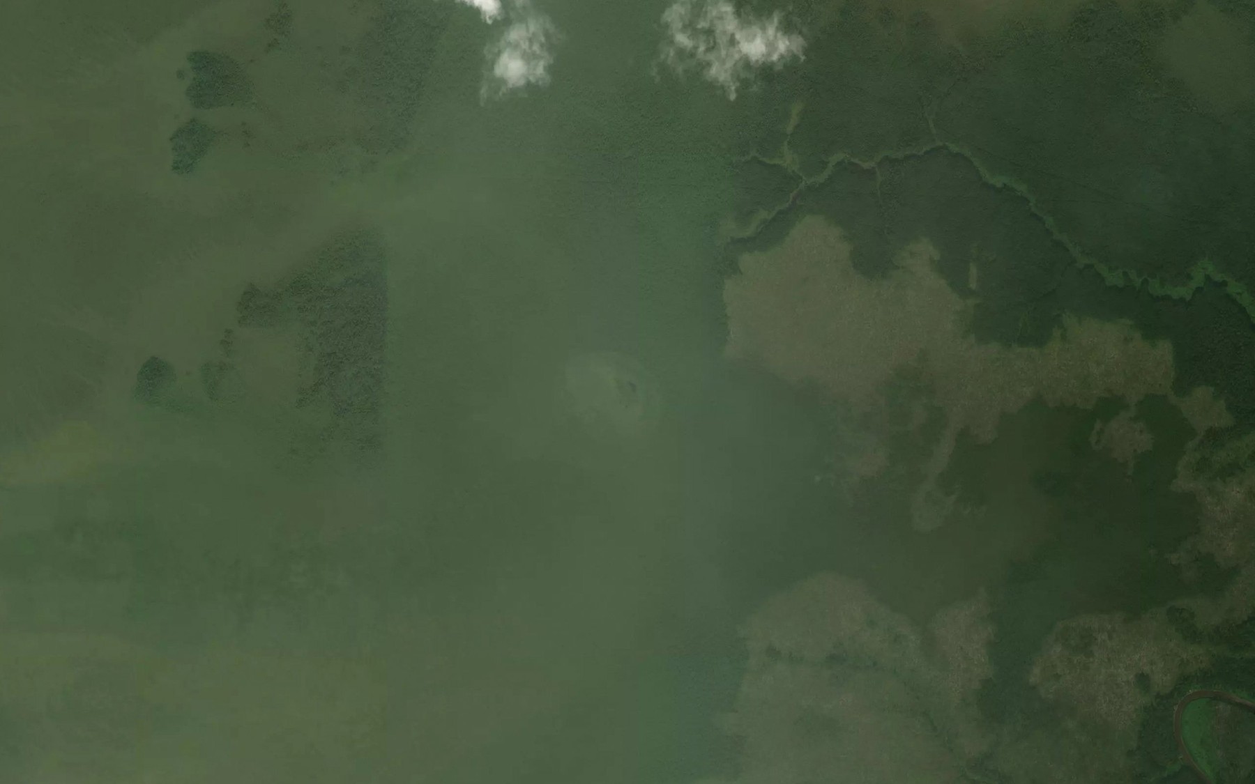 Satellite map of the Ozero Panos'ye