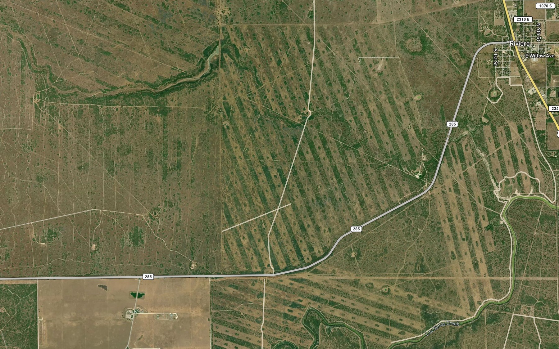 Satellite map of the Seth Waterhole