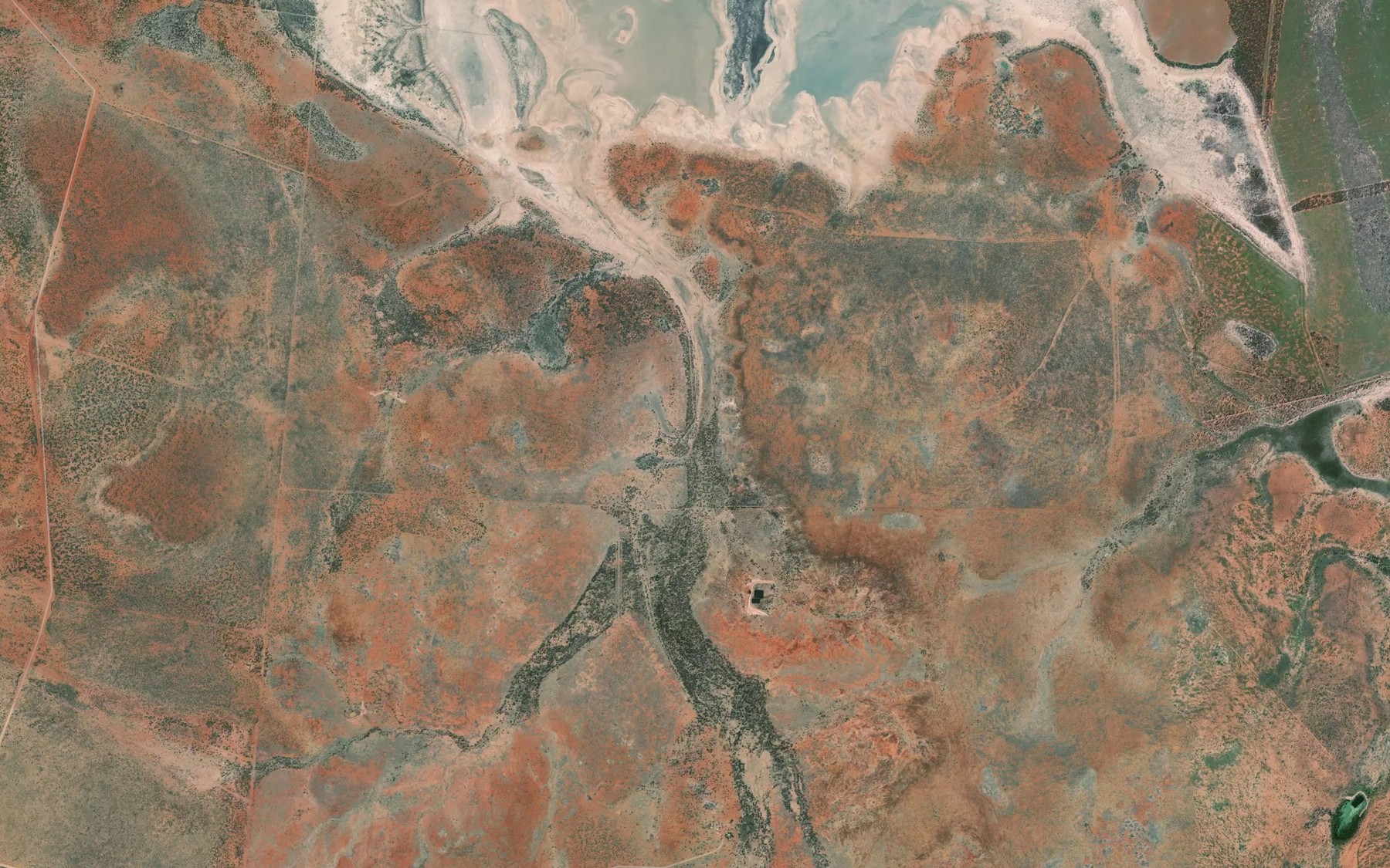 Satellite map of the Stockyard Creek