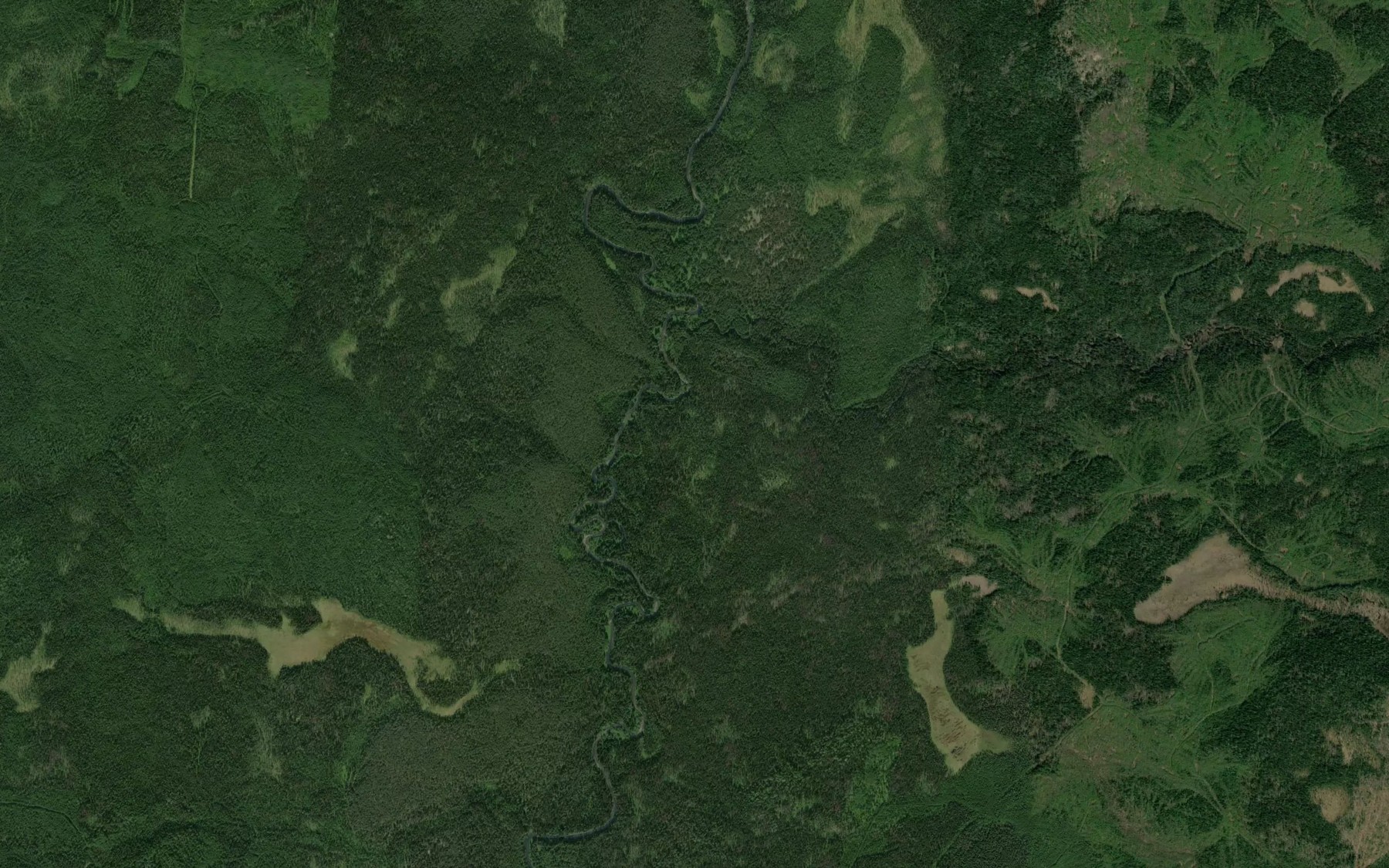 Satellite map of the Shurovka