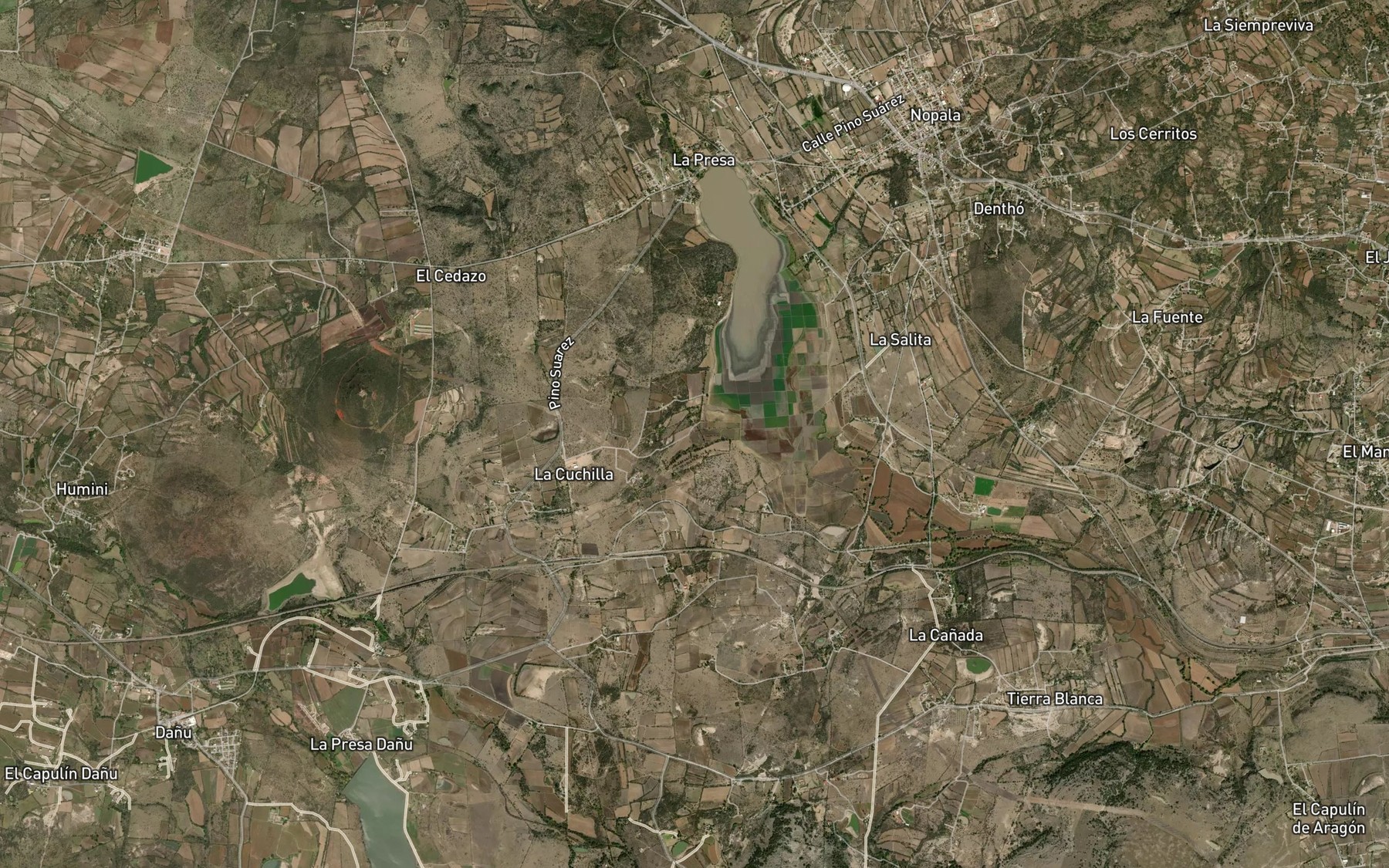 Satellite map of the Bordo los Angeles