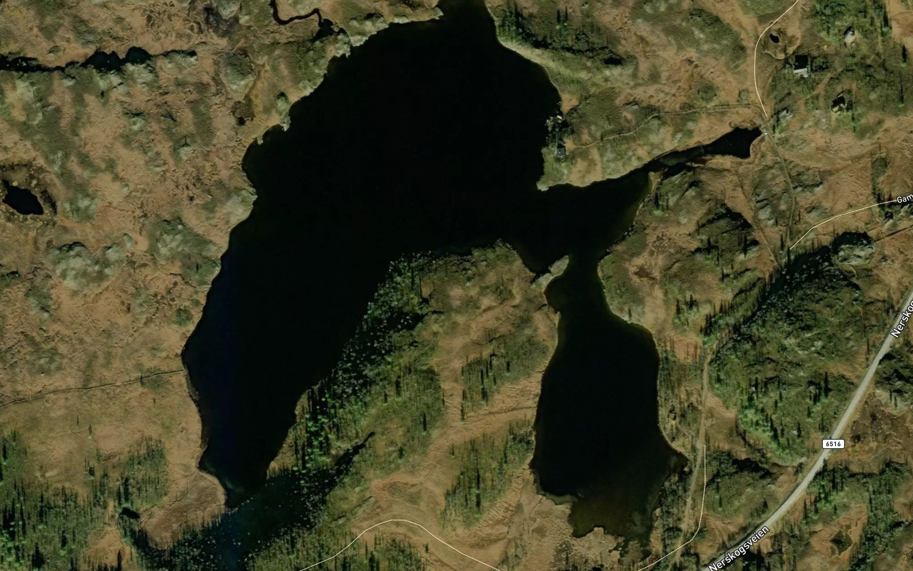 Satellite map of the Kreklingen