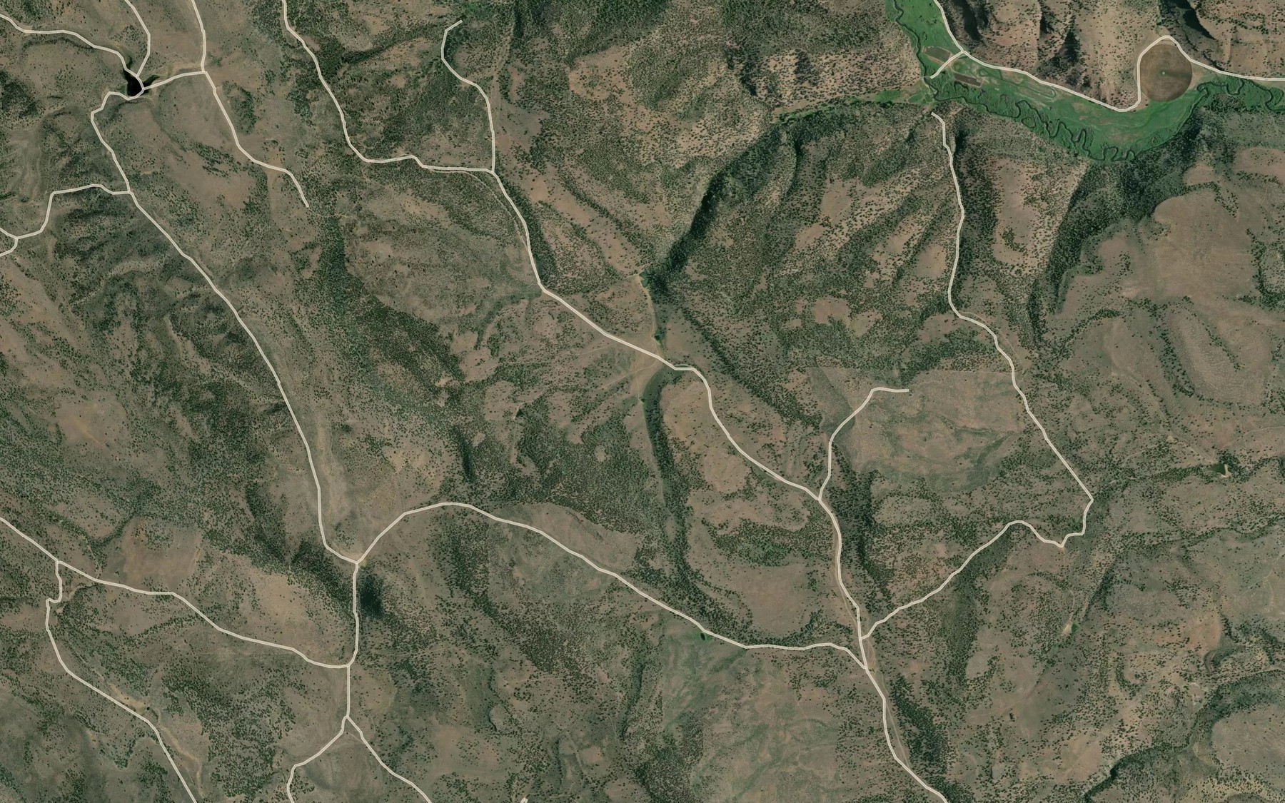 Satellite map of the Triple Springs