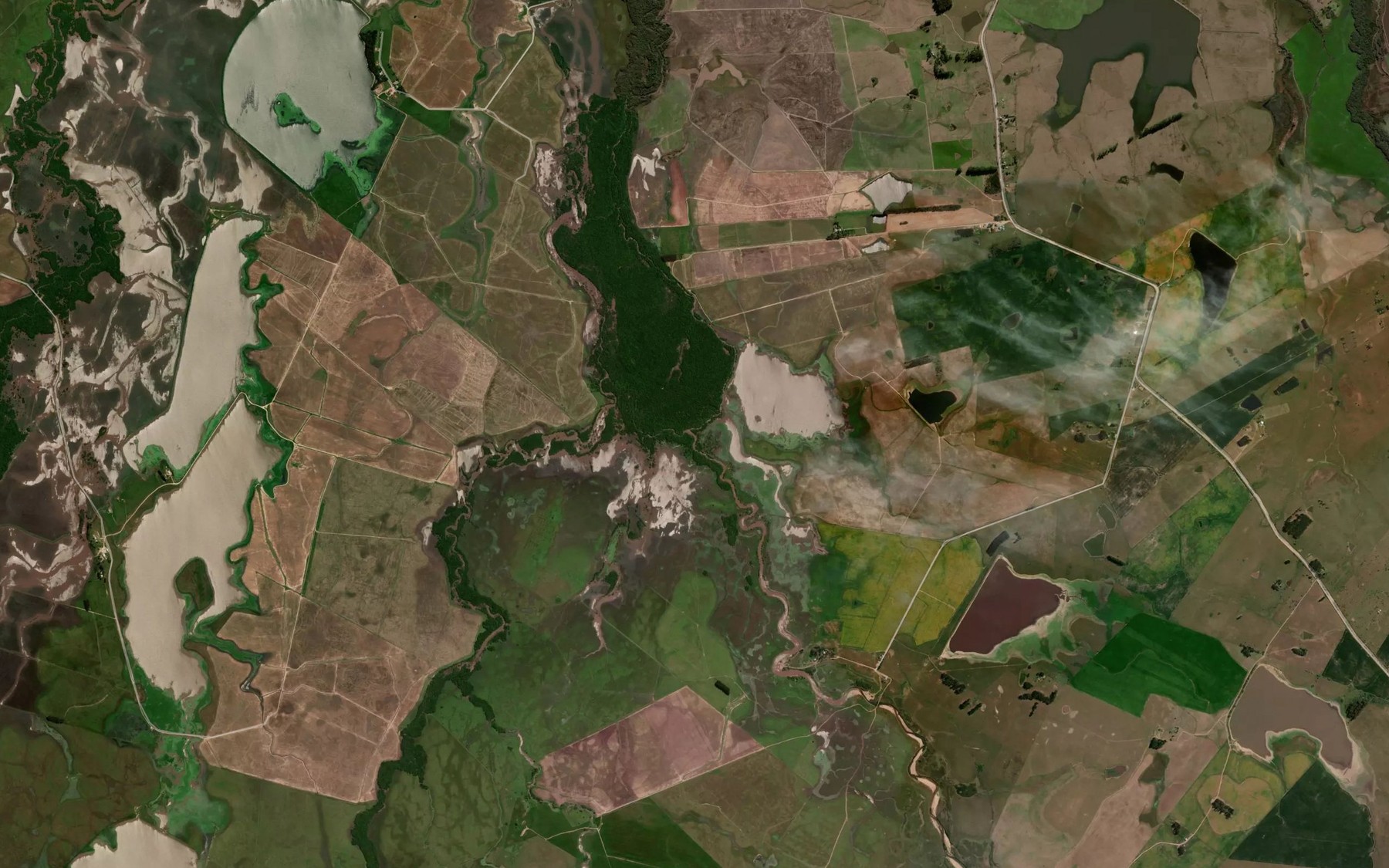 Satellite map of the Sanga Funda