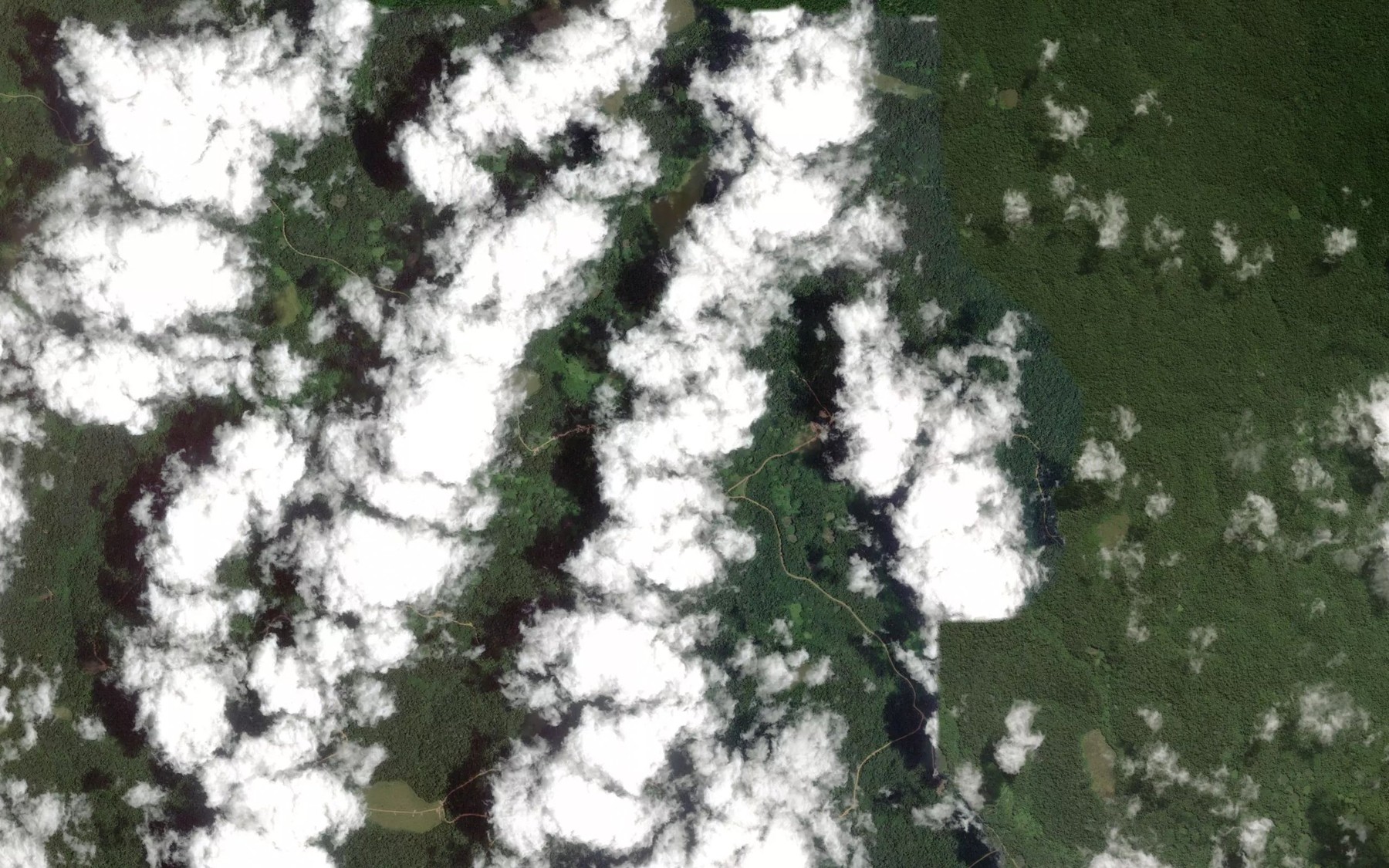 Satellite map of the Nkolou