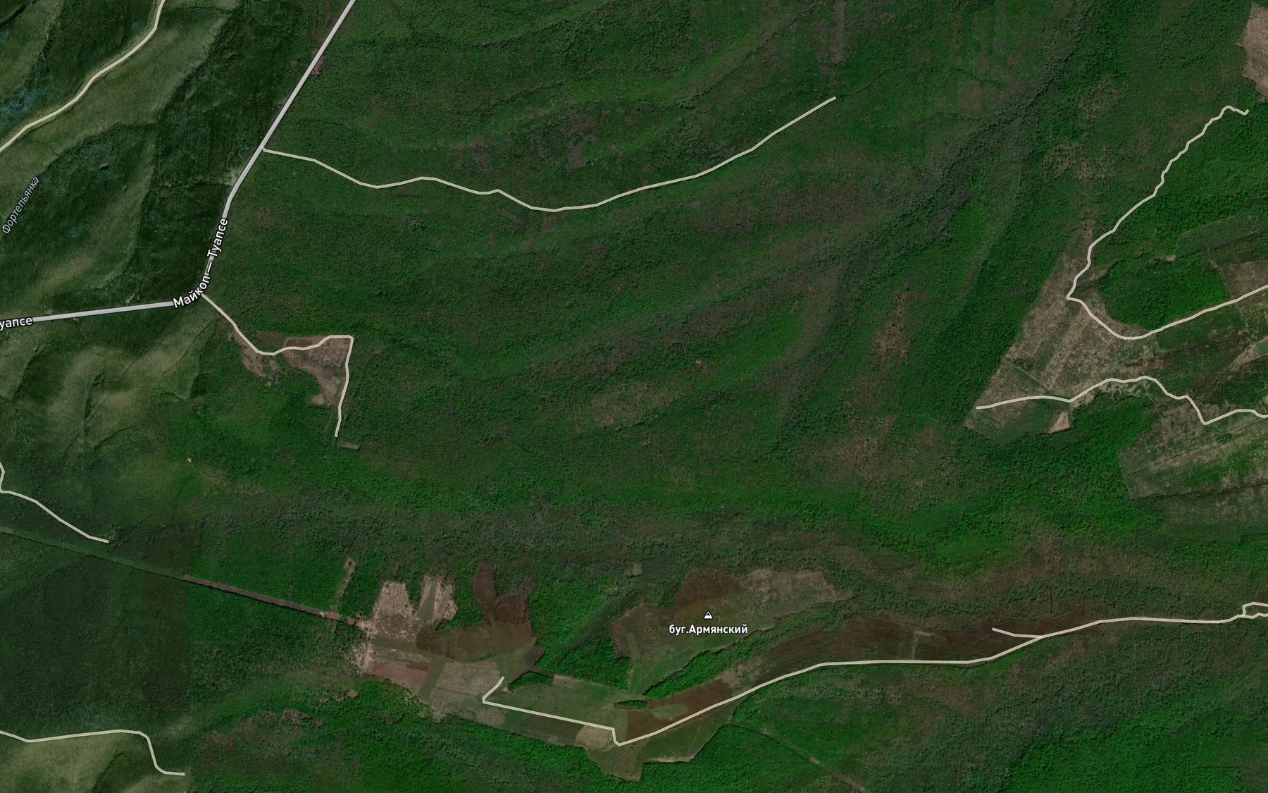 Satellite map of the Balka Luchka
