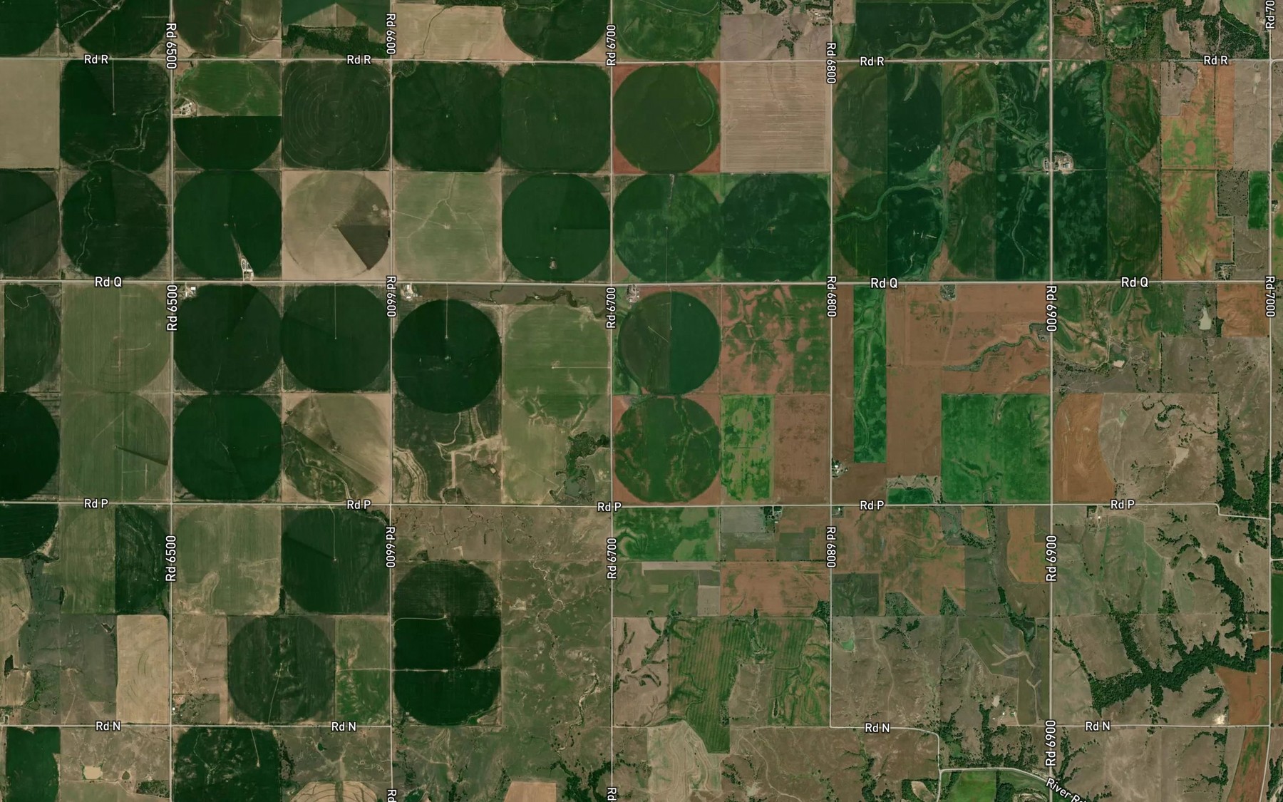 Satellite map of the Hergott Reservoir