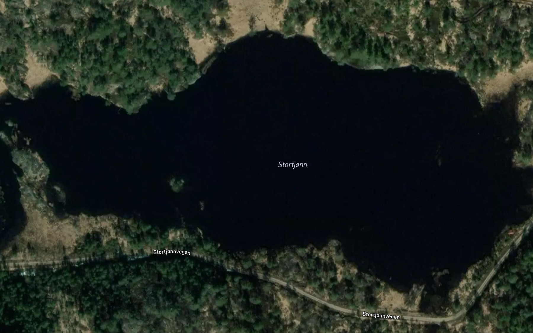 Satellite map of the Stortjorn
