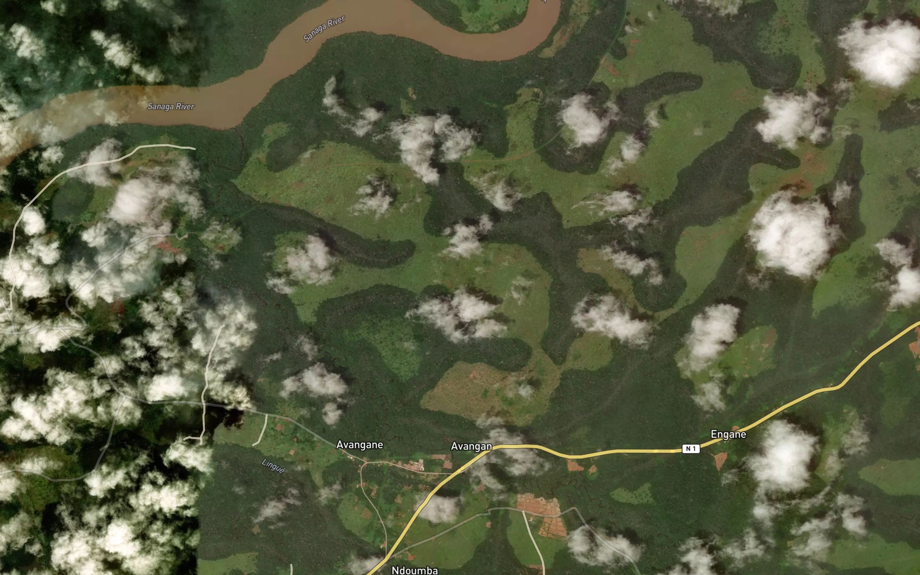 Satellite map of the Ngongoo