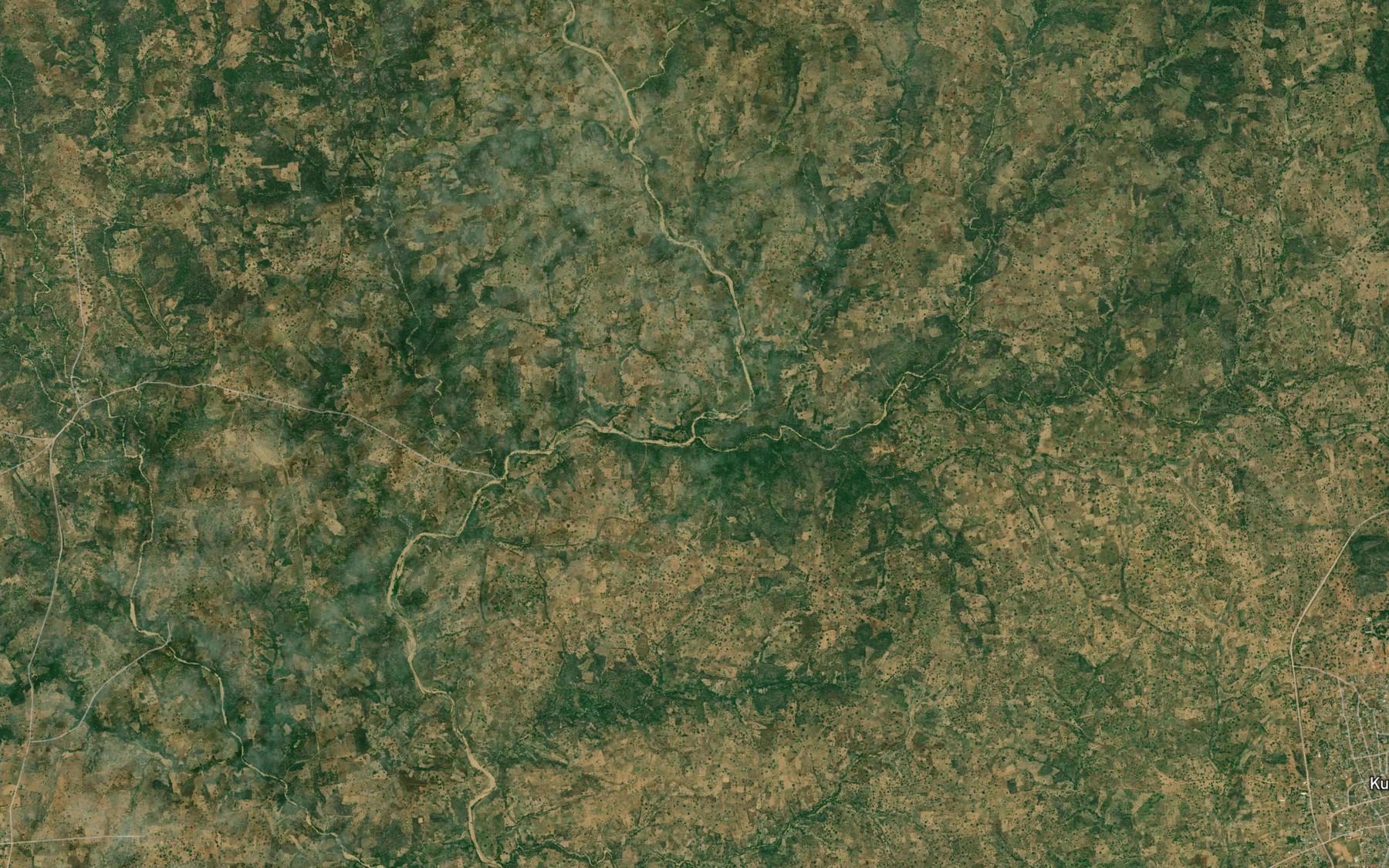 Satellite map of the River Fagal