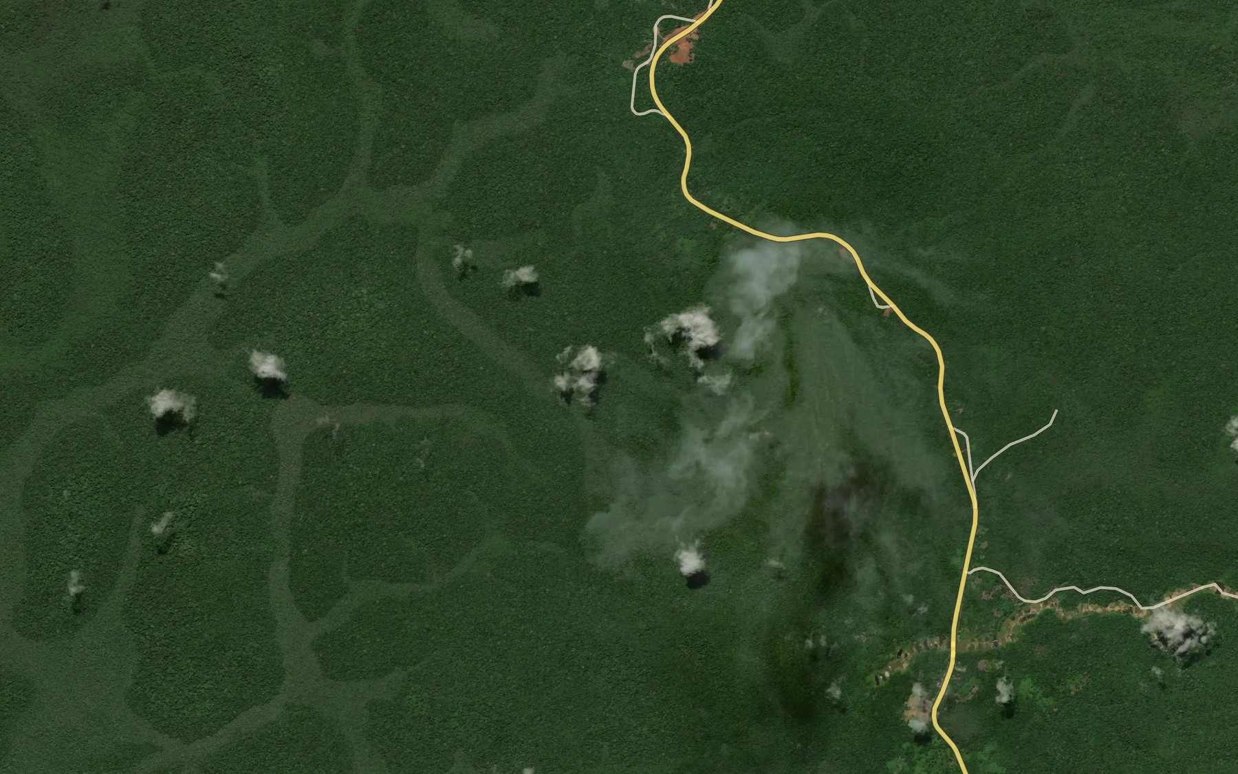 Satellite map of the Mabonekak