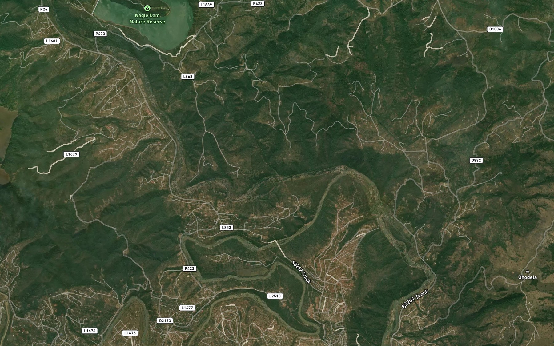 Satellite map of the Mbhava