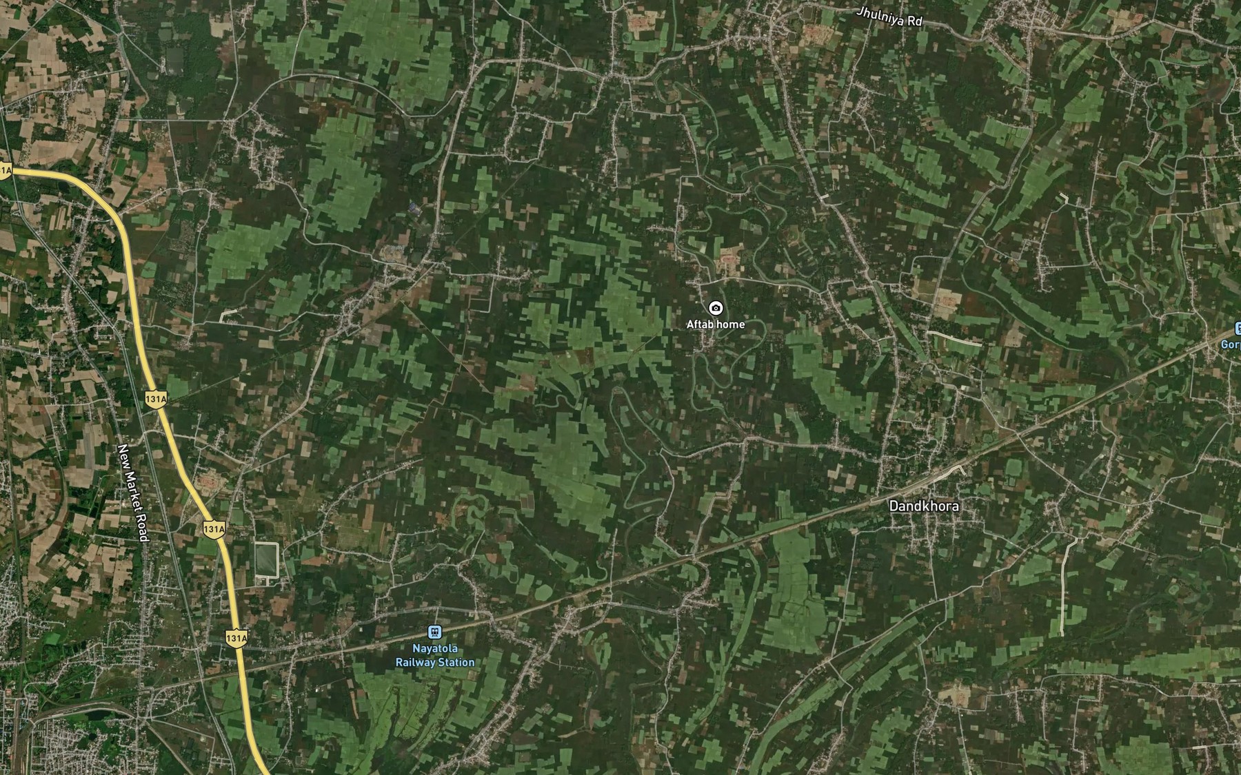 Satellite map of the Supa Dhar