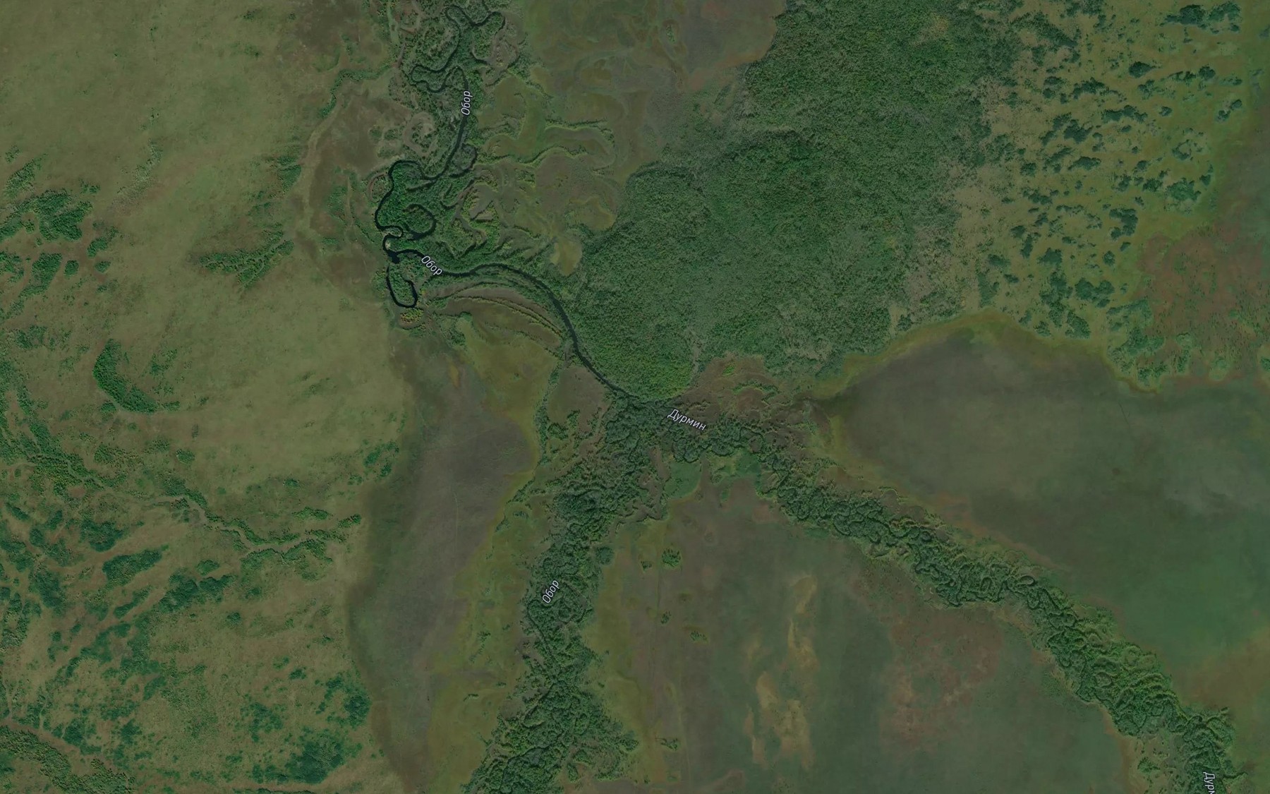 Satellite map of the Durmin