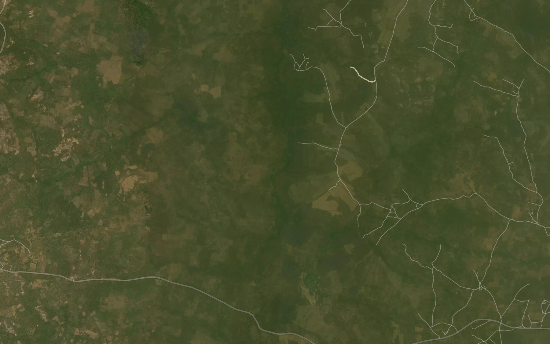 Satellite map of the River Sanga