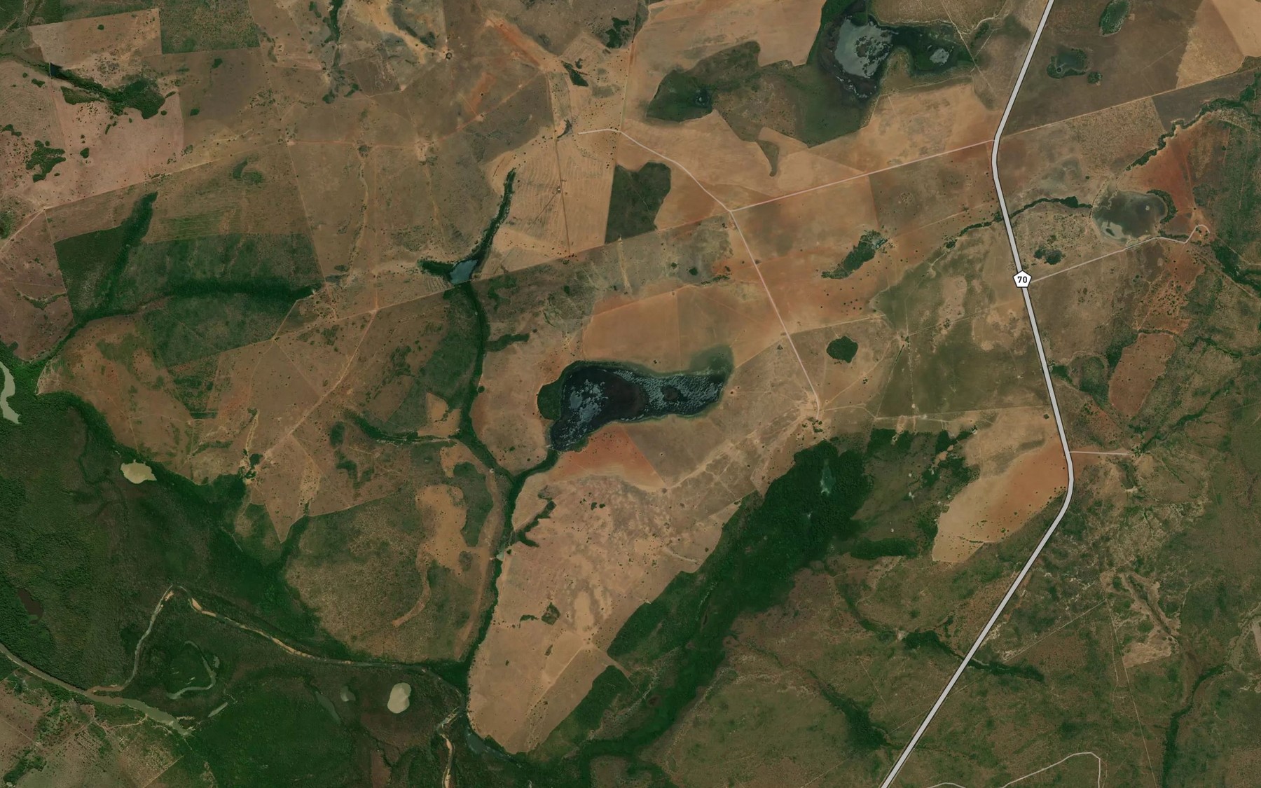 Satellite map of the Lagoa do Arroz