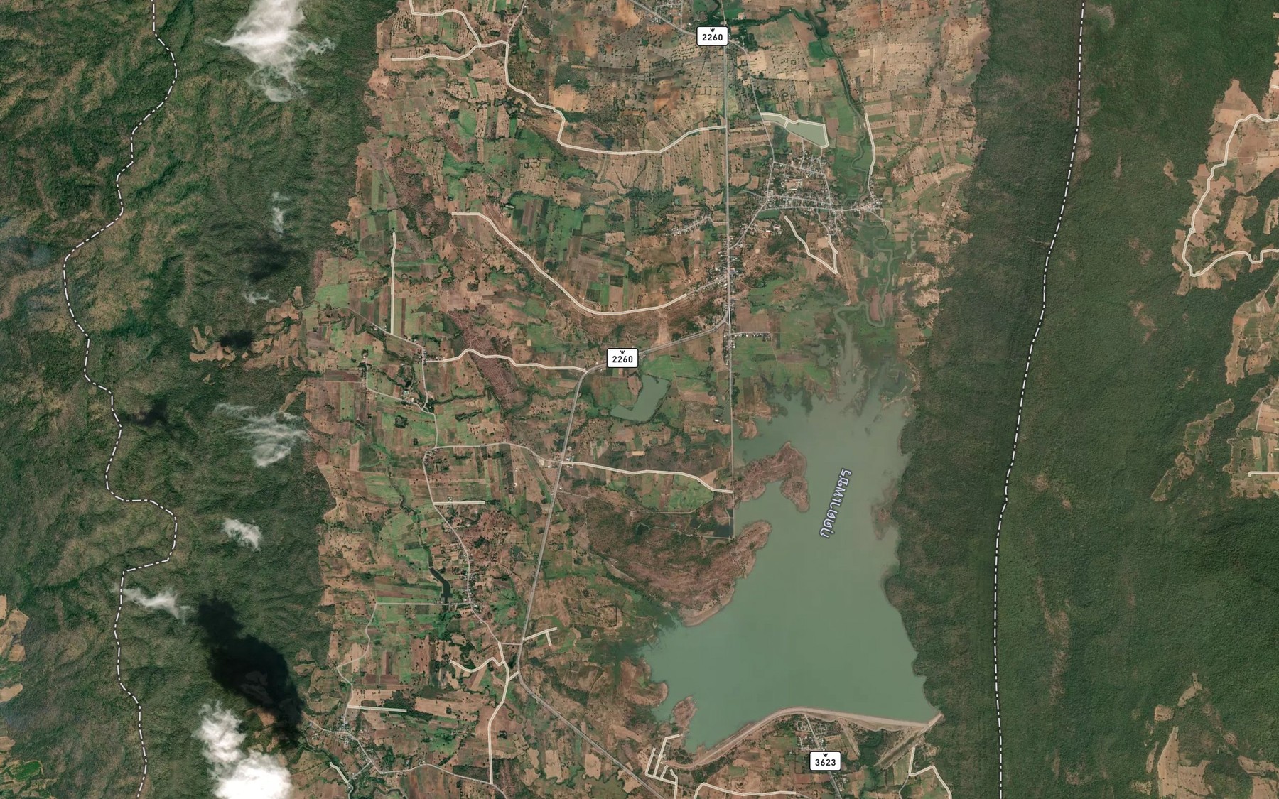 Satellite map of the Ang Kep Nam Huai Hin Rang