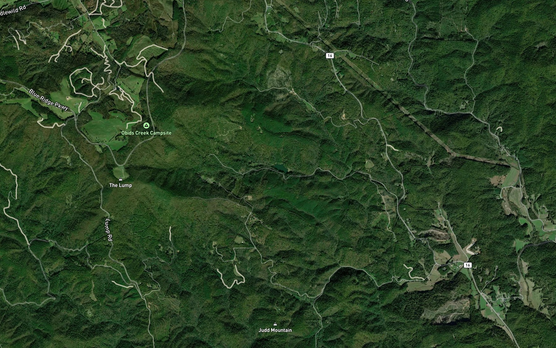 Satellite map of the Noname