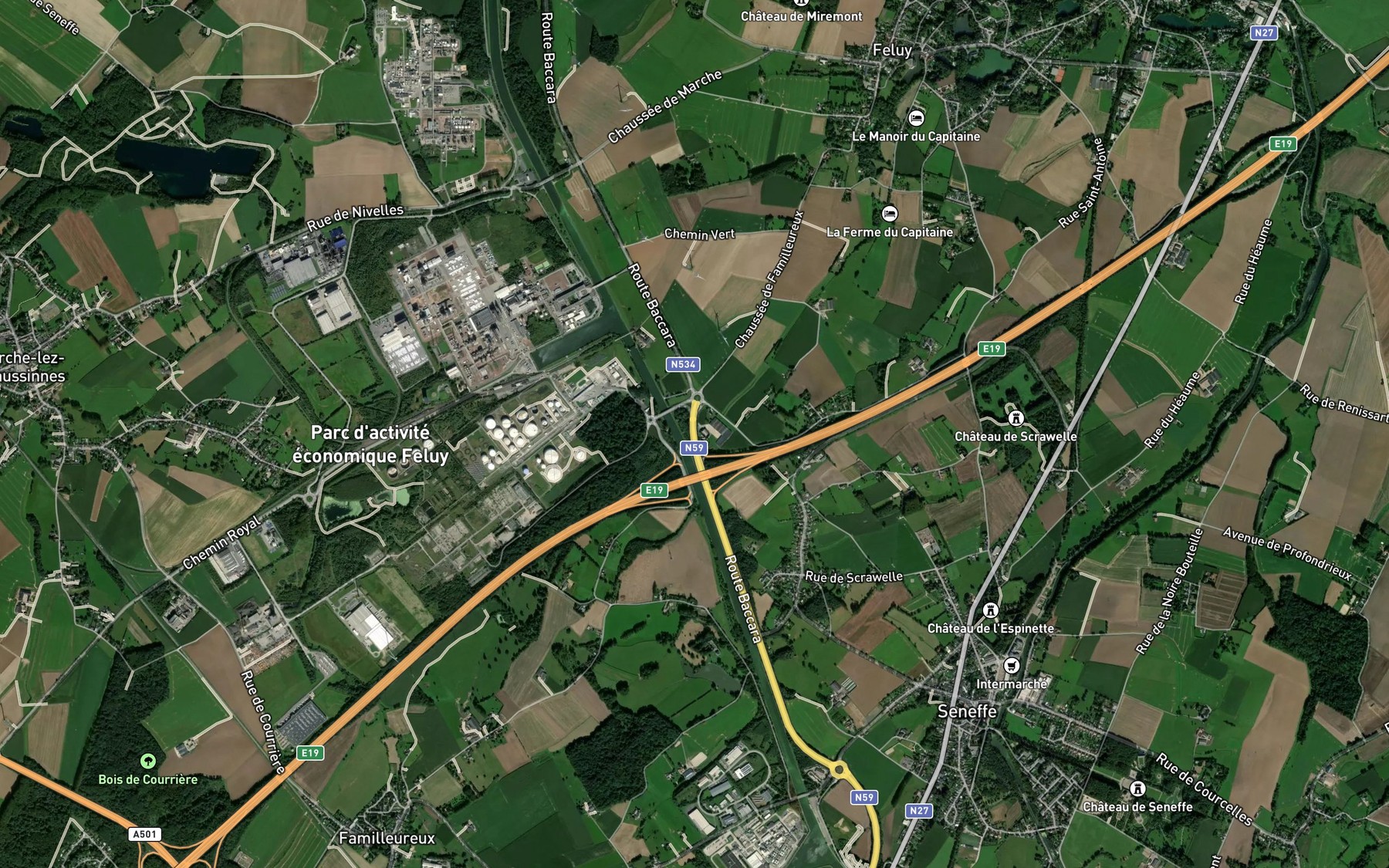 Satellite map of the Gratis