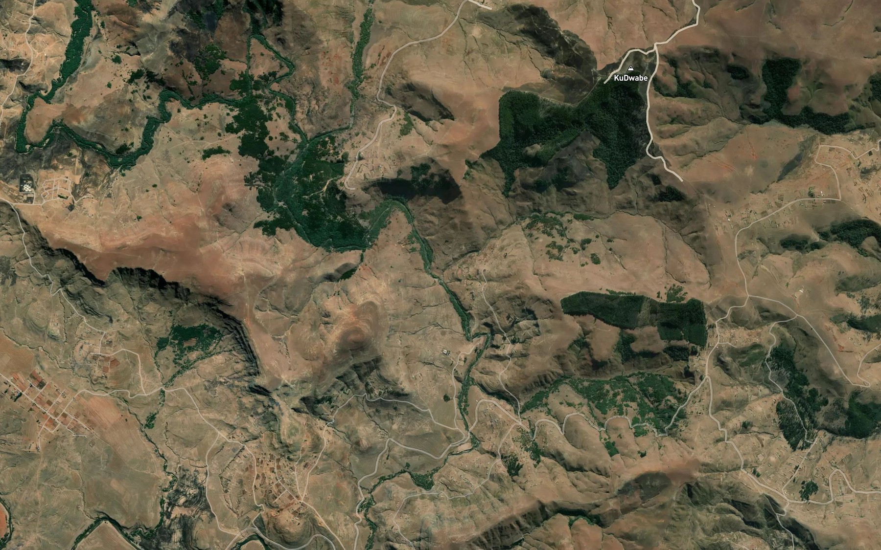 Satellite map of the Detyana