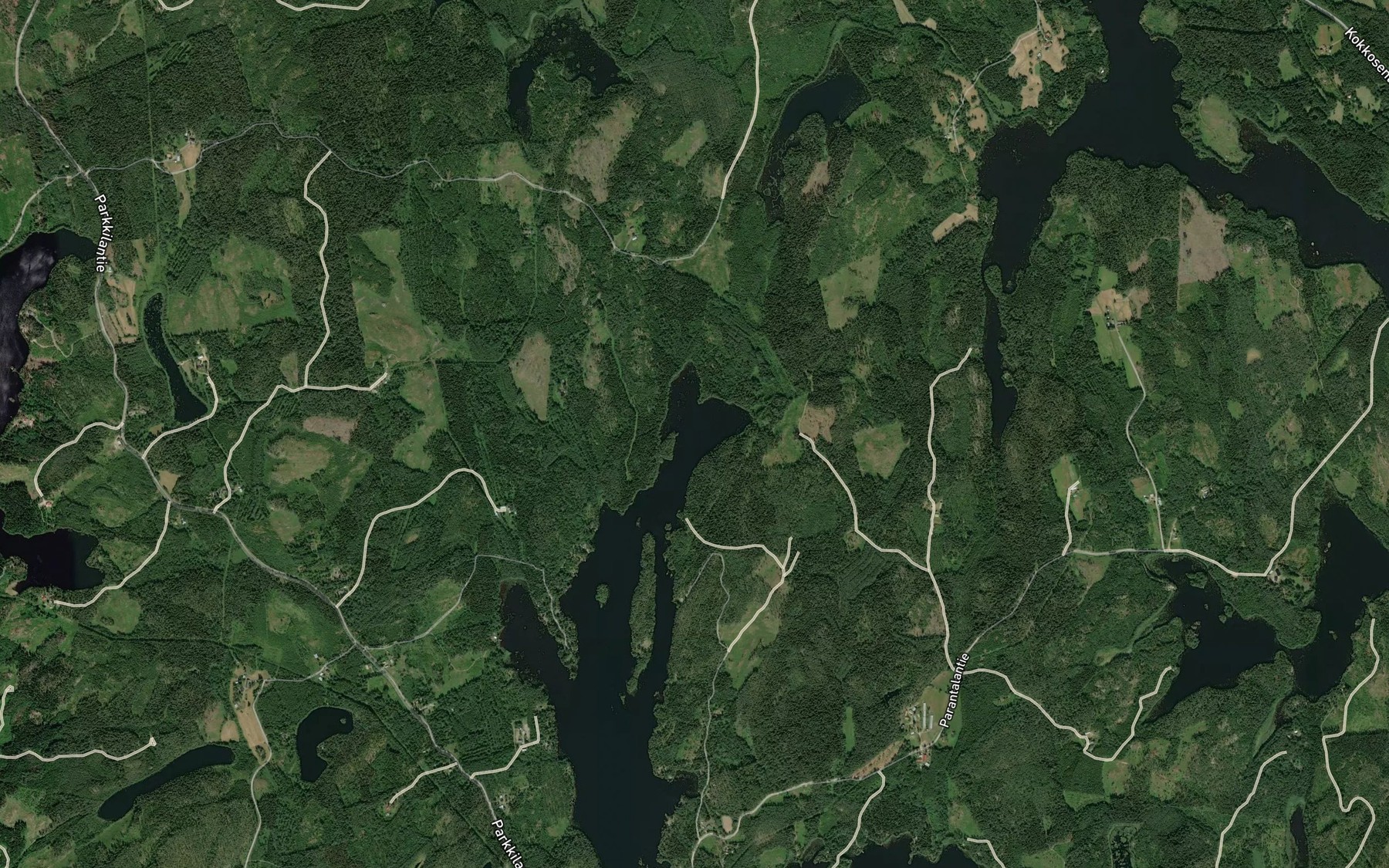 Satellite map of the Lasikorvenlahti