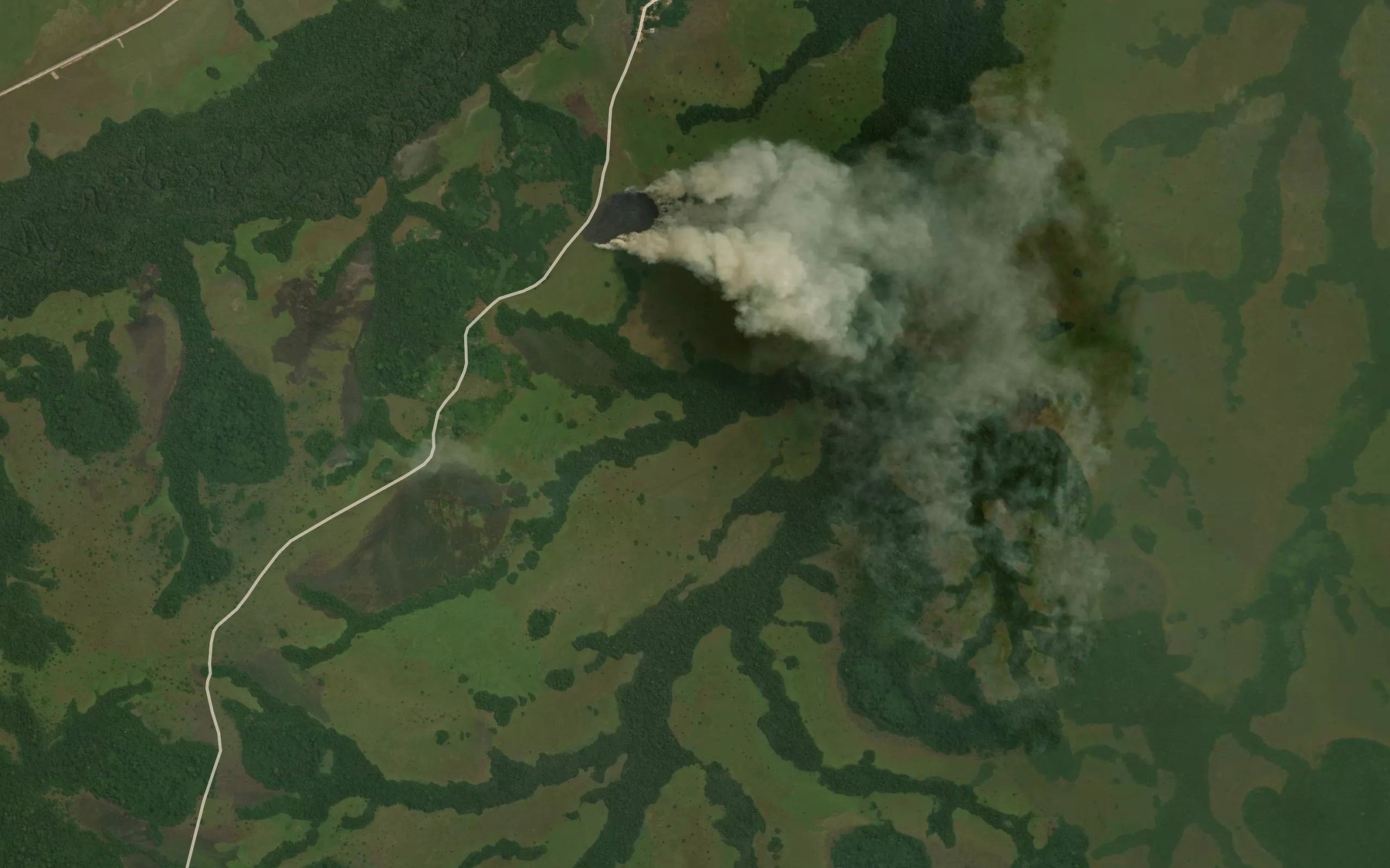 Satellite map of the Poposse