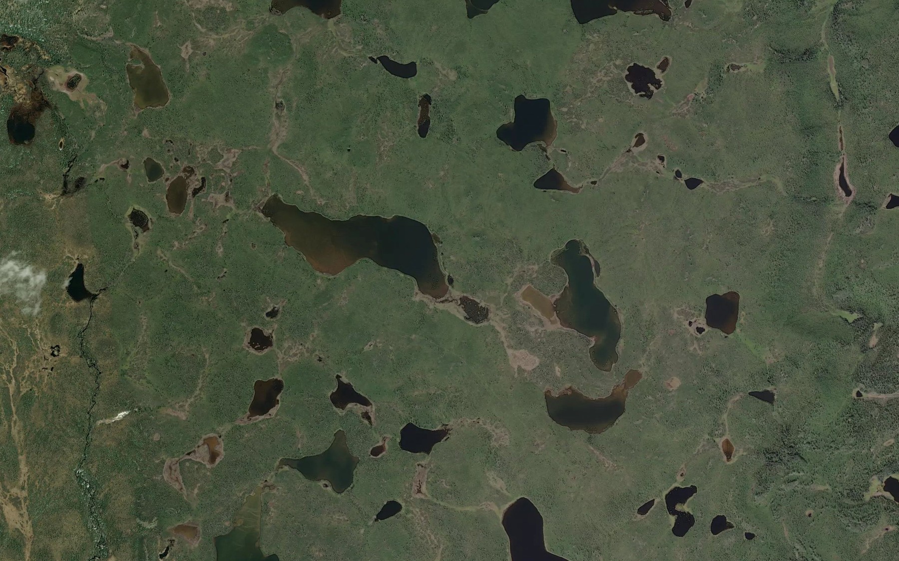 Satellite map of the Maxson Lake