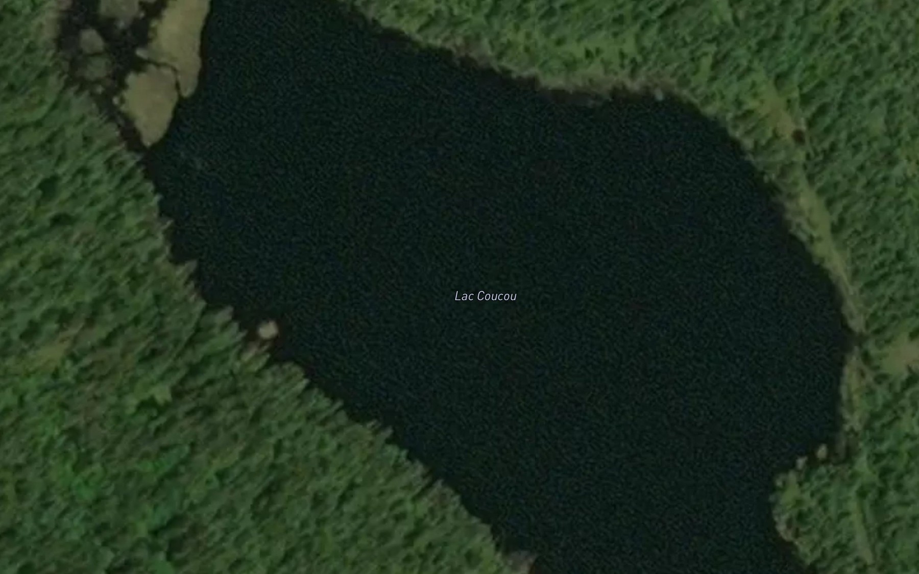 Satellite map of the Lac Coucou