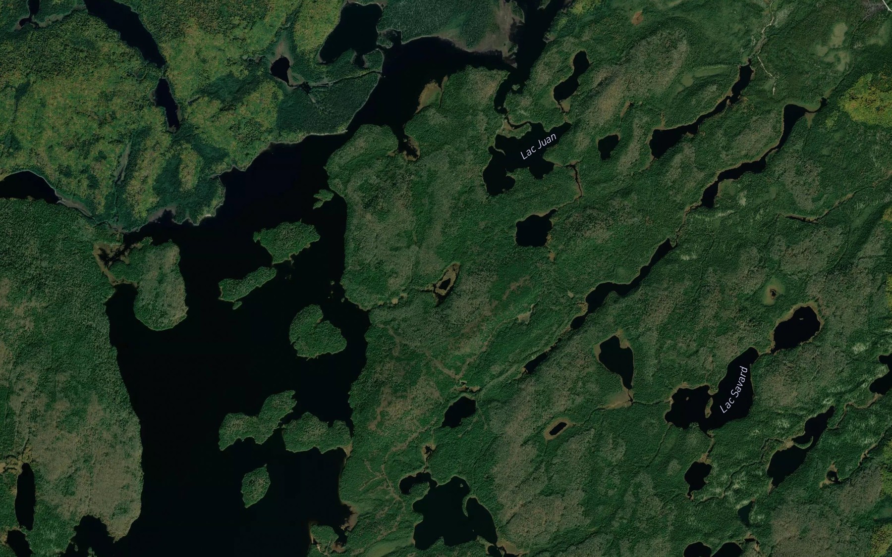 Satellite map of the Lac Mike