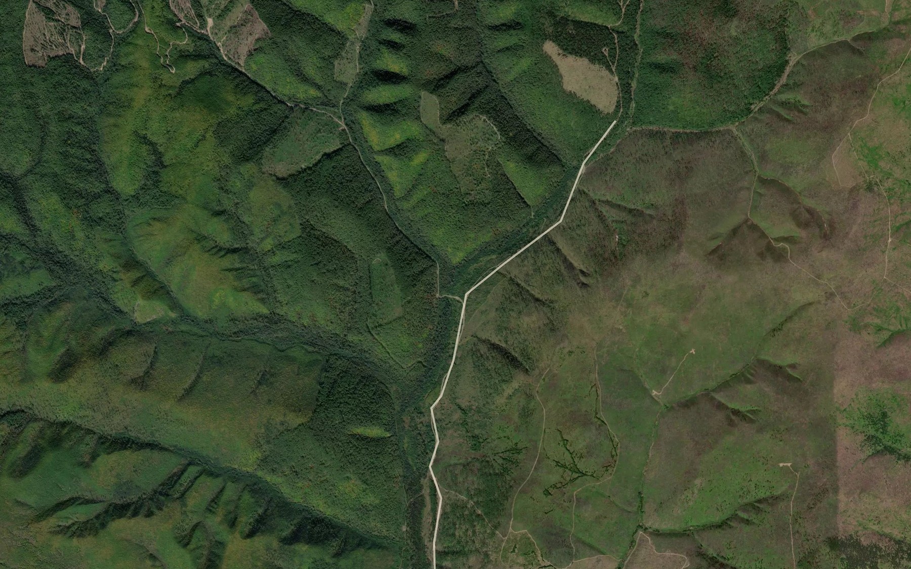 Satellite map of the Zabytyy