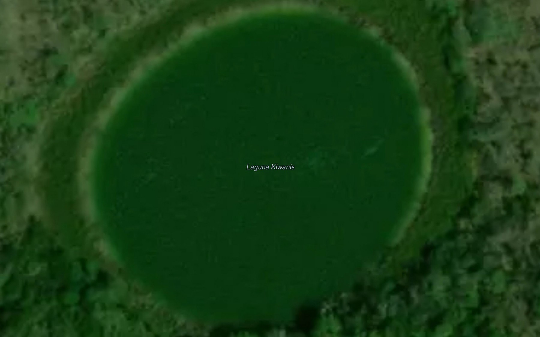 Satellite map of the Laguna Kuinas
