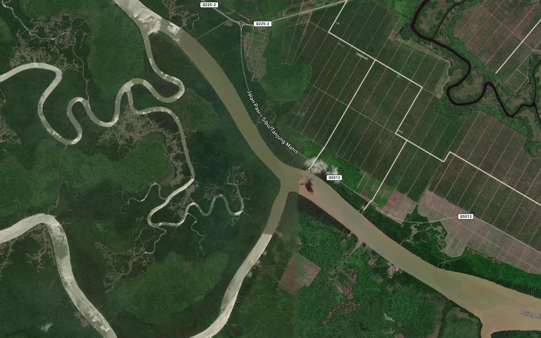 Satellite map of the Sungai Balboi