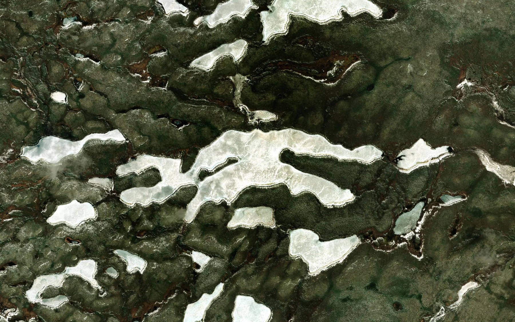 Satellite map of the Holke Lake