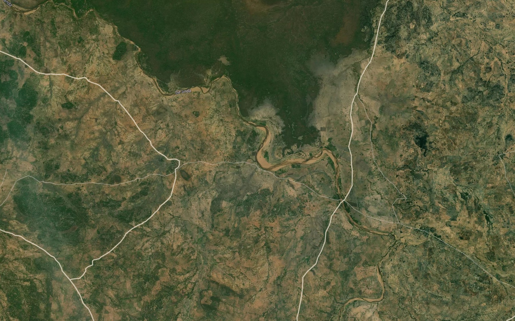 Satellite map of the Mayo Dara