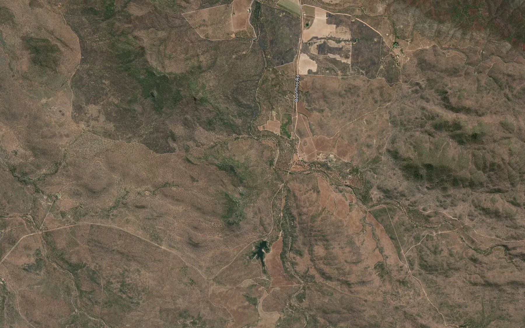 Satellite map of the Murphy Creek