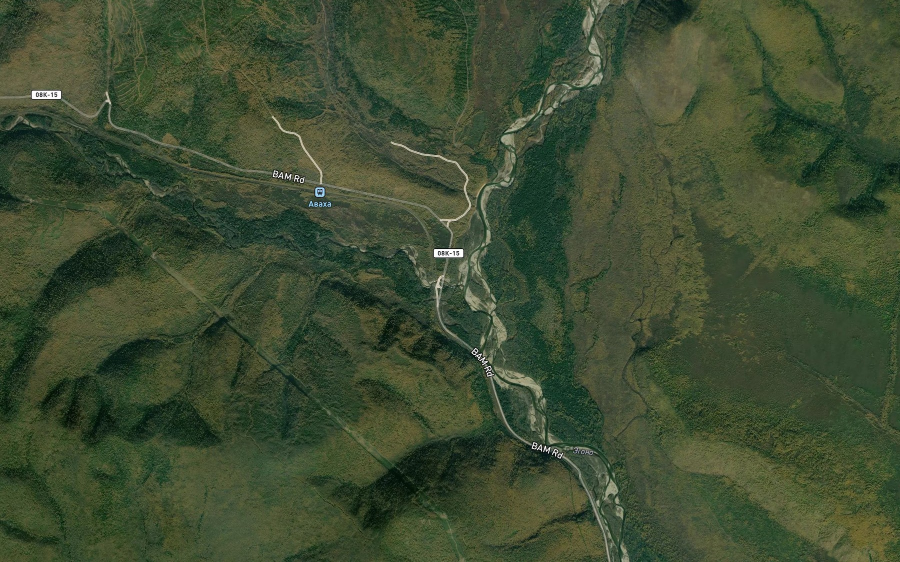Satellite map of the Chert