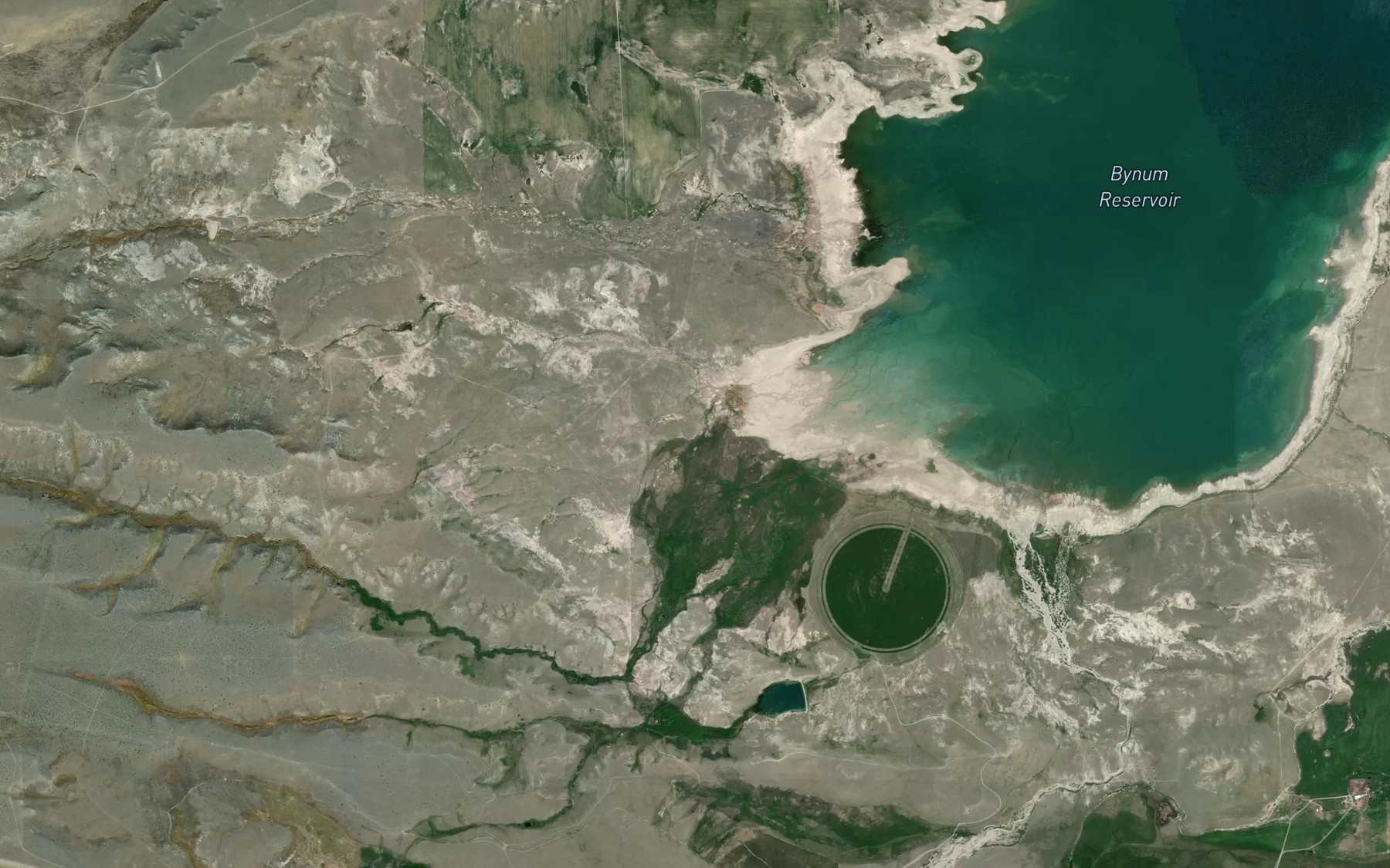 Satellite map of the Blacktail Creek