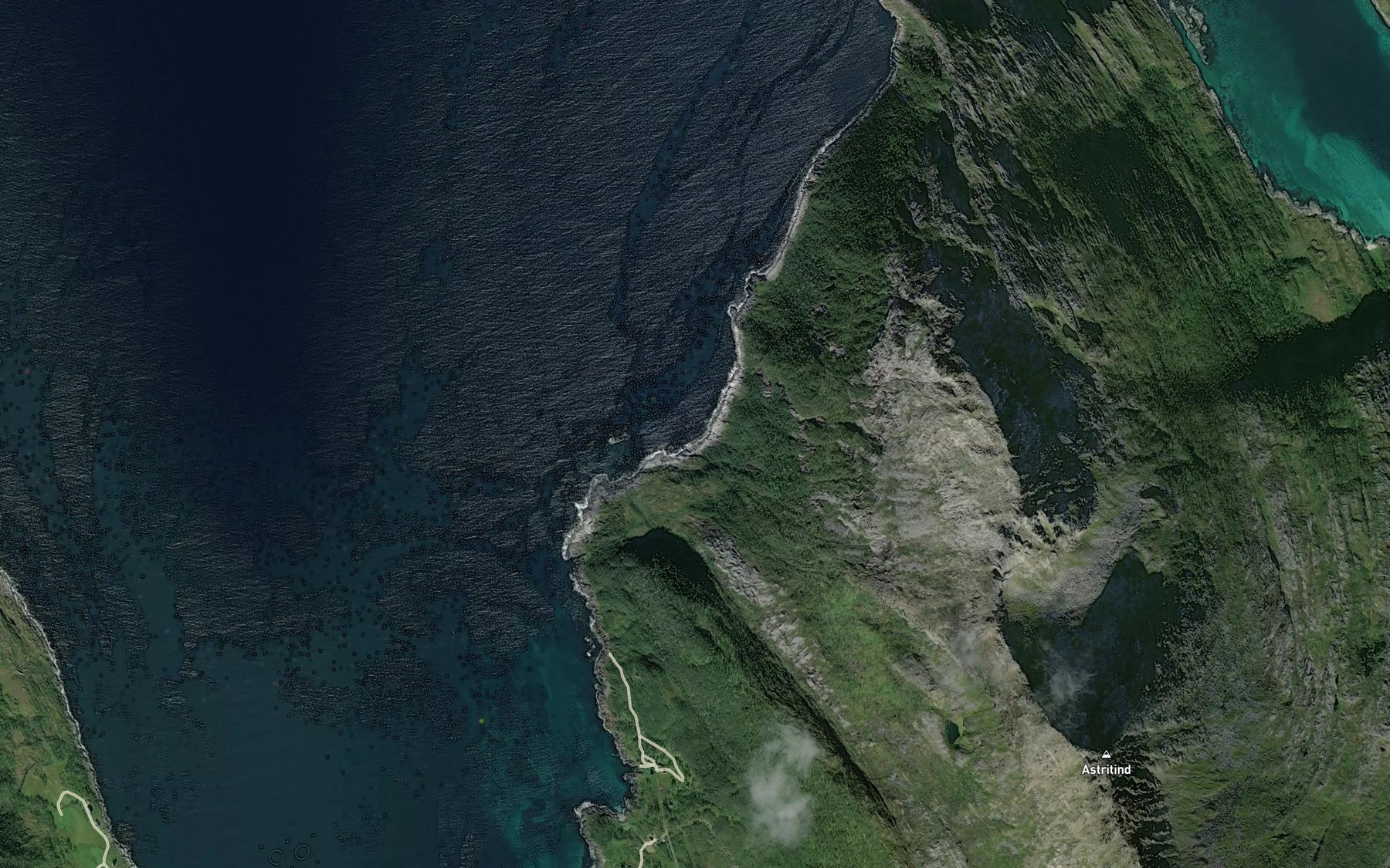 Satellite map of the Skrotvika